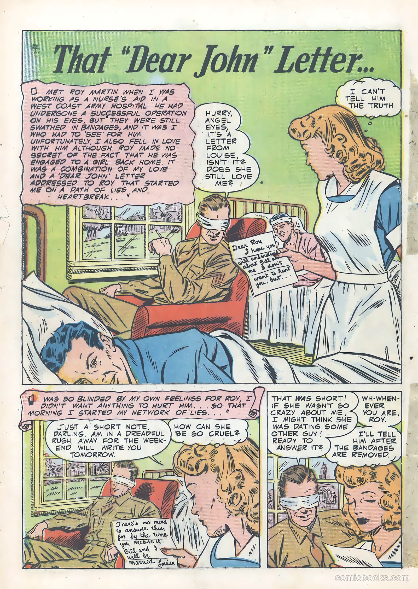 Wartime Romances #10 (1952) — page 20 of 36