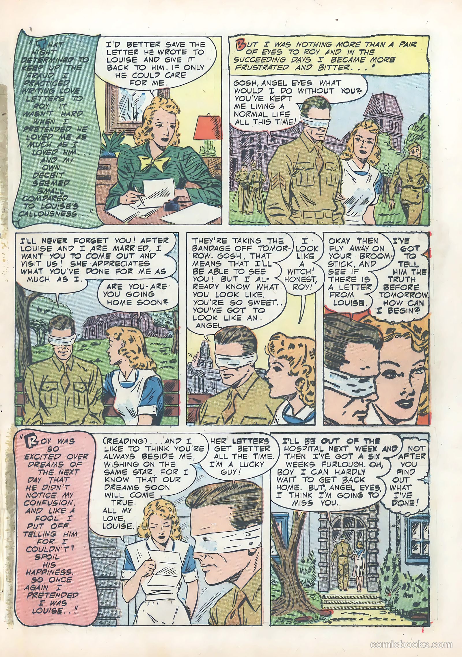 Wartime Romances #10 (1952) — page 21 of 36