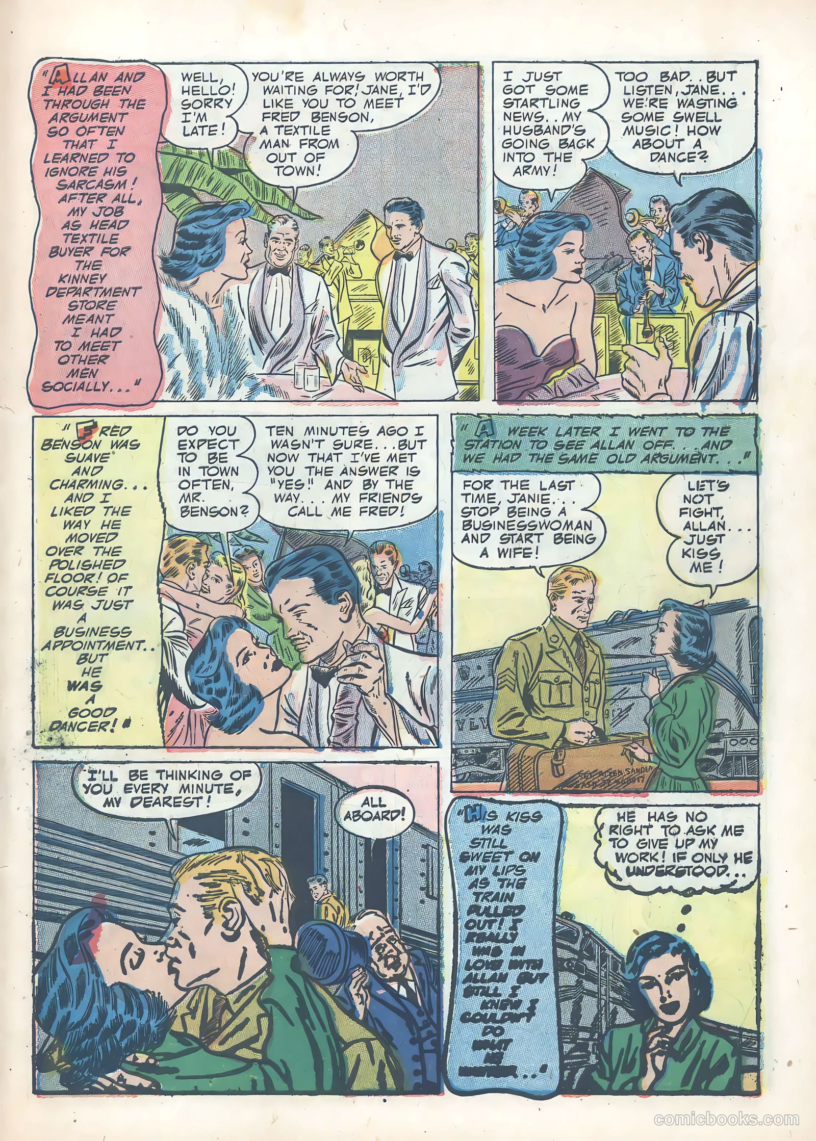 Wartime Romances #10 (1952) — page 27 of 36