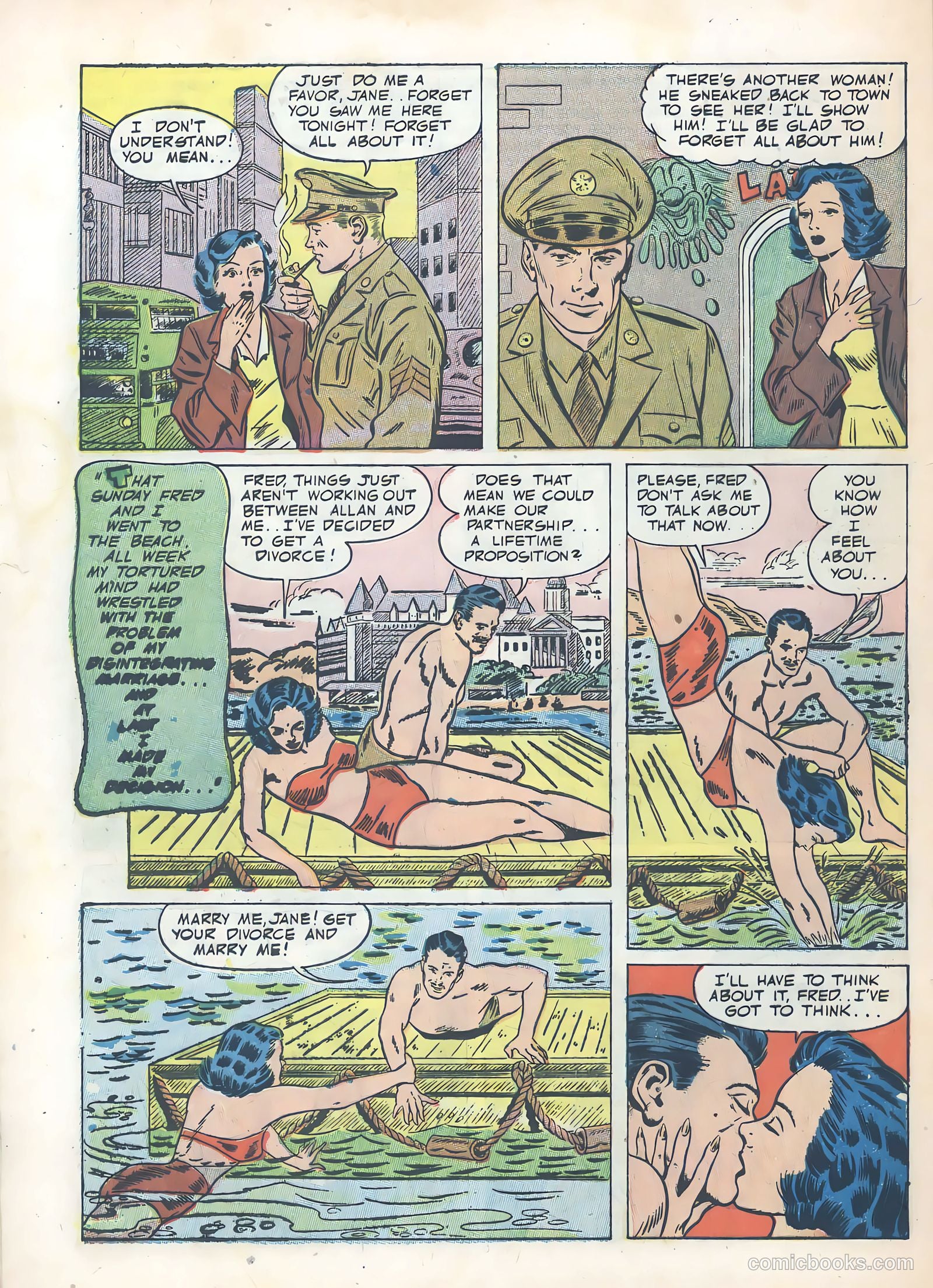 Wartime Romances #10 (1952) — page 32 of 36