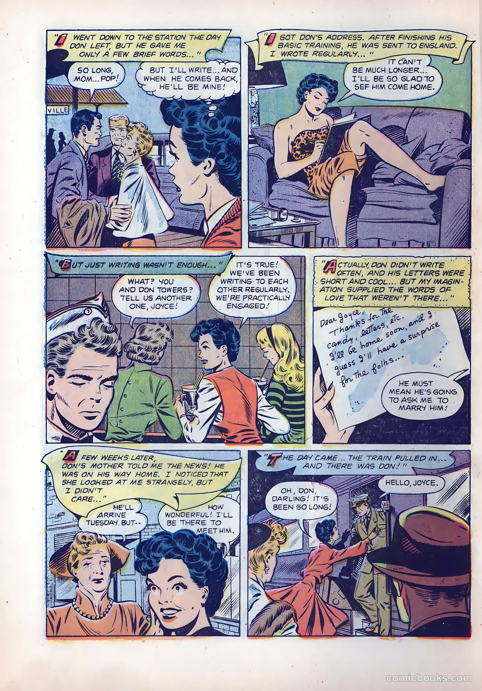 Wartime Romances #11 (1952) — page 6 of 36