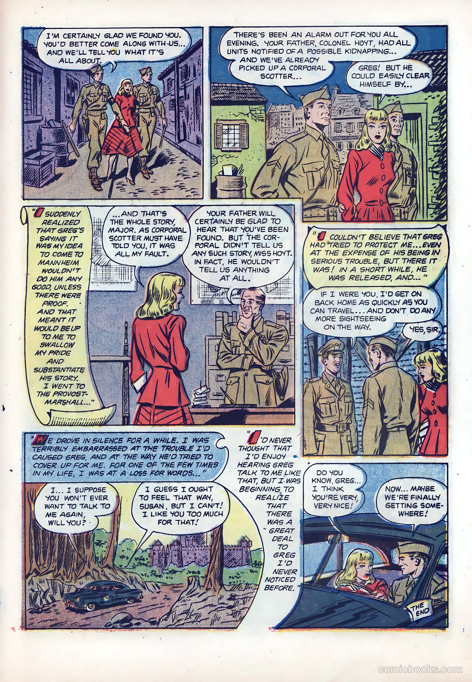 Wartime Romances #11 (1952) — page 21 of 36