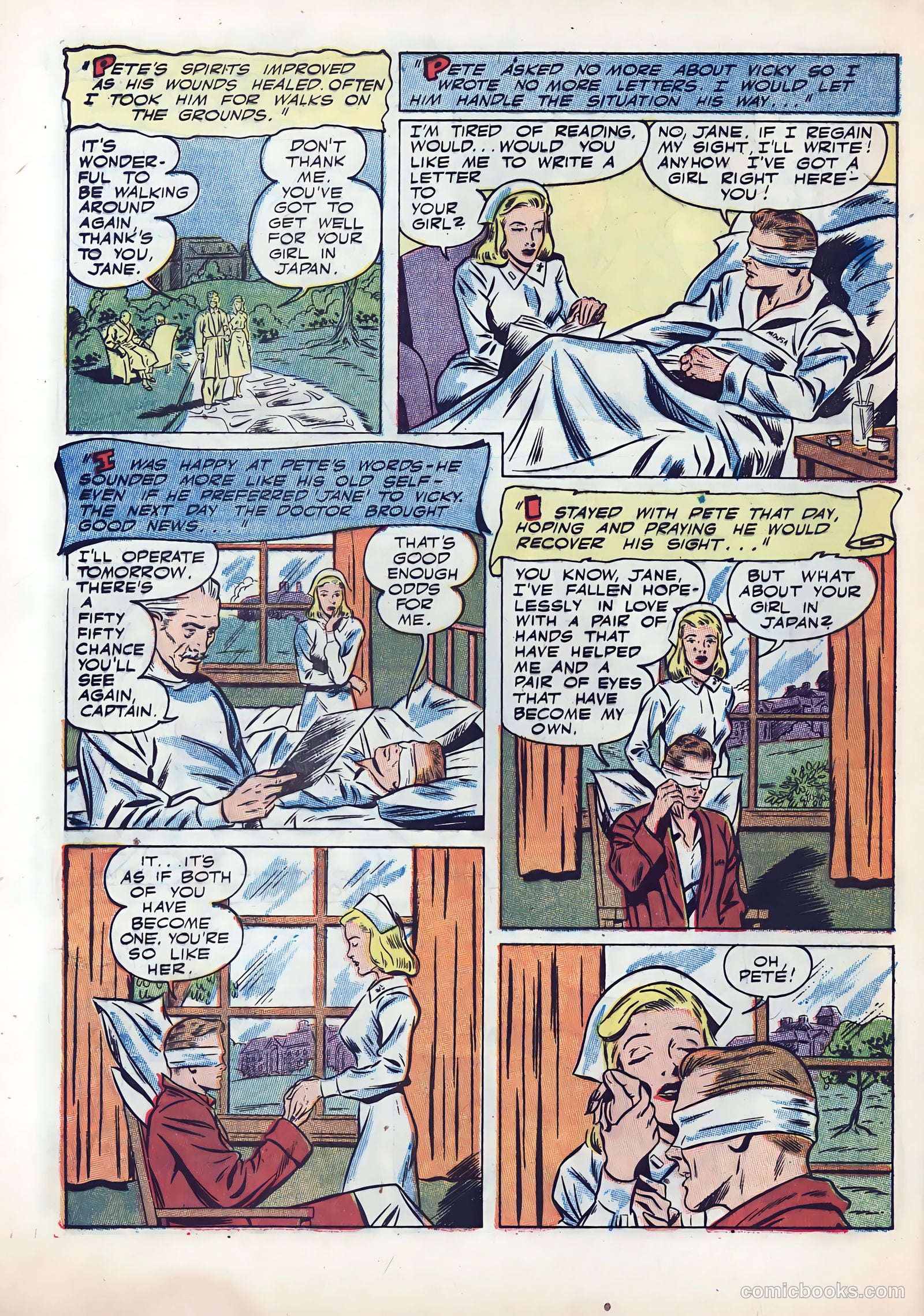 Wartime Romances #11 (1952) — page 32 of 36