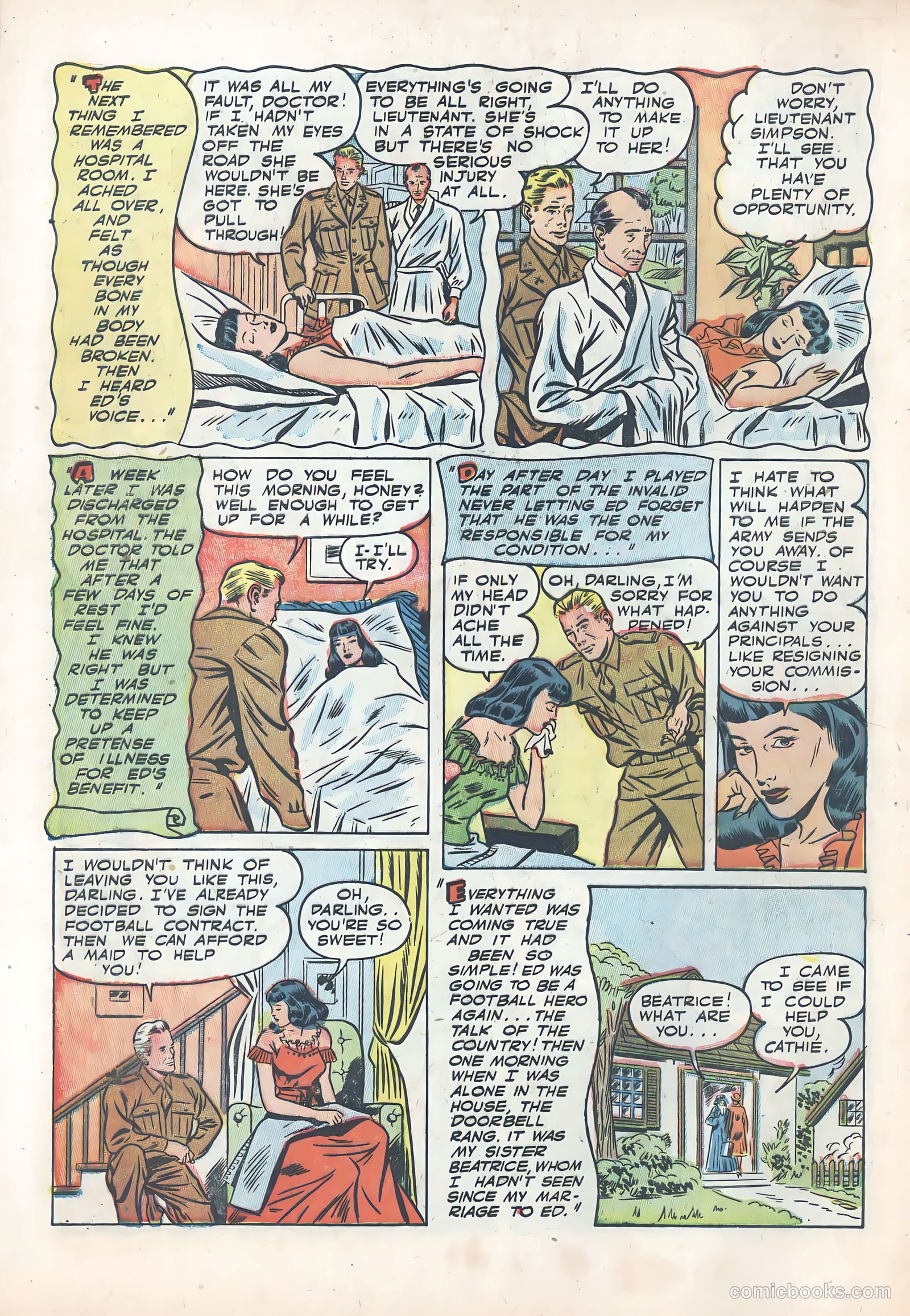 Wartime Romances #12 (1952) — page 8 of 36