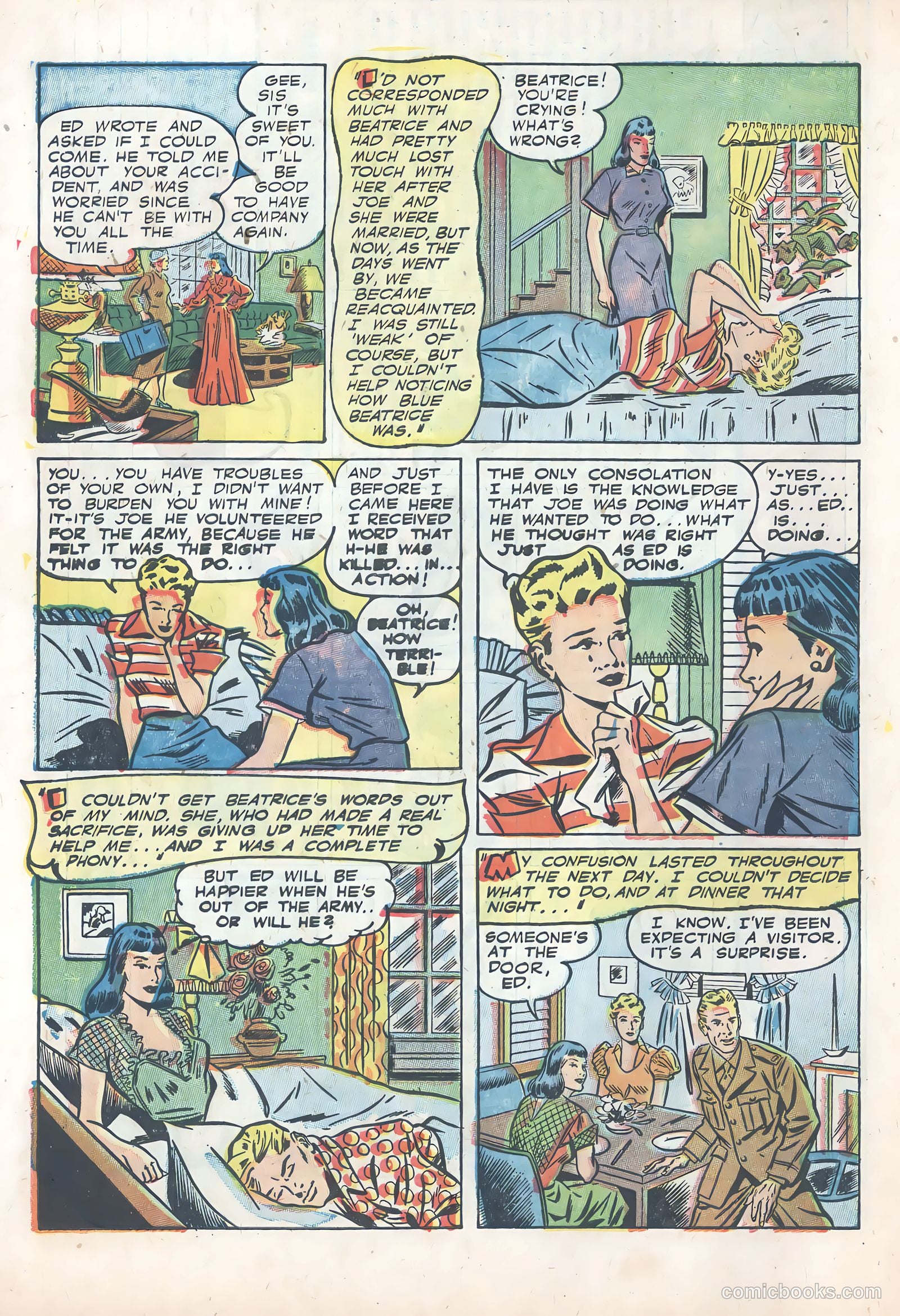 Wartime Romances #12 (1952) — page 10 of 36