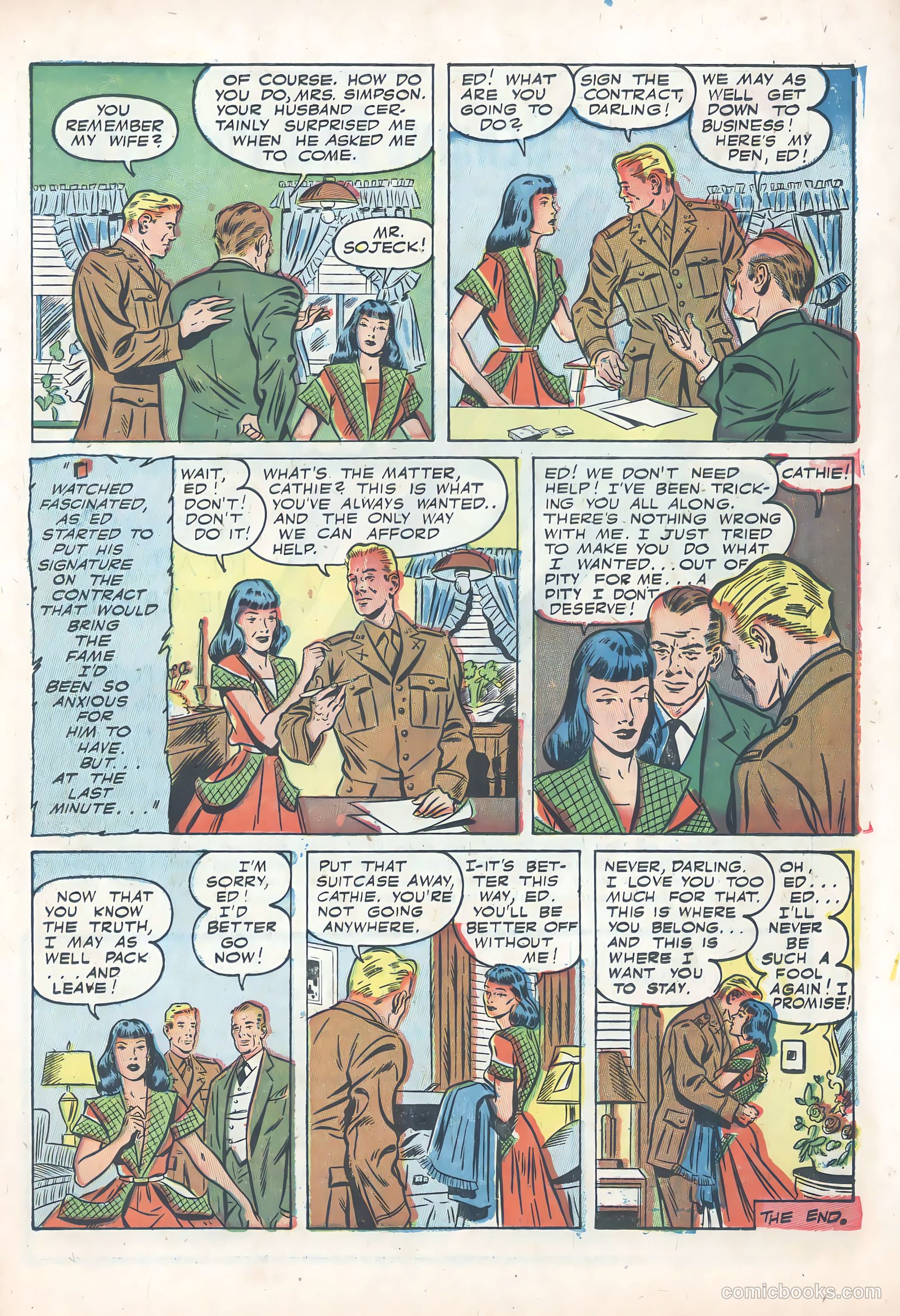 Wartime Romances #12 (1952) — page 11 of 36