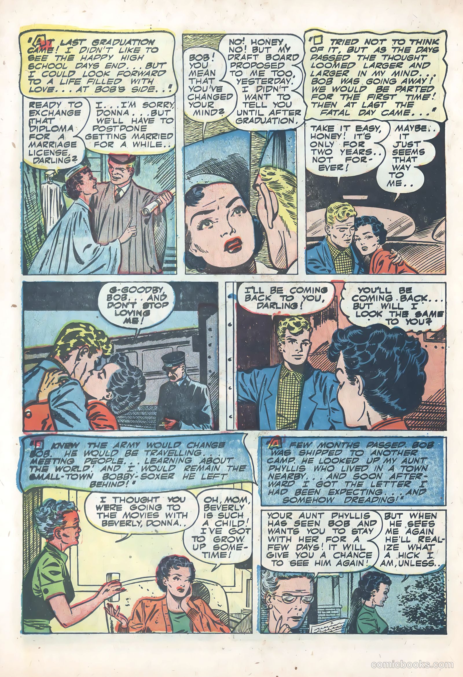 Wartime Romances #12 (1952) — page 14 of 36