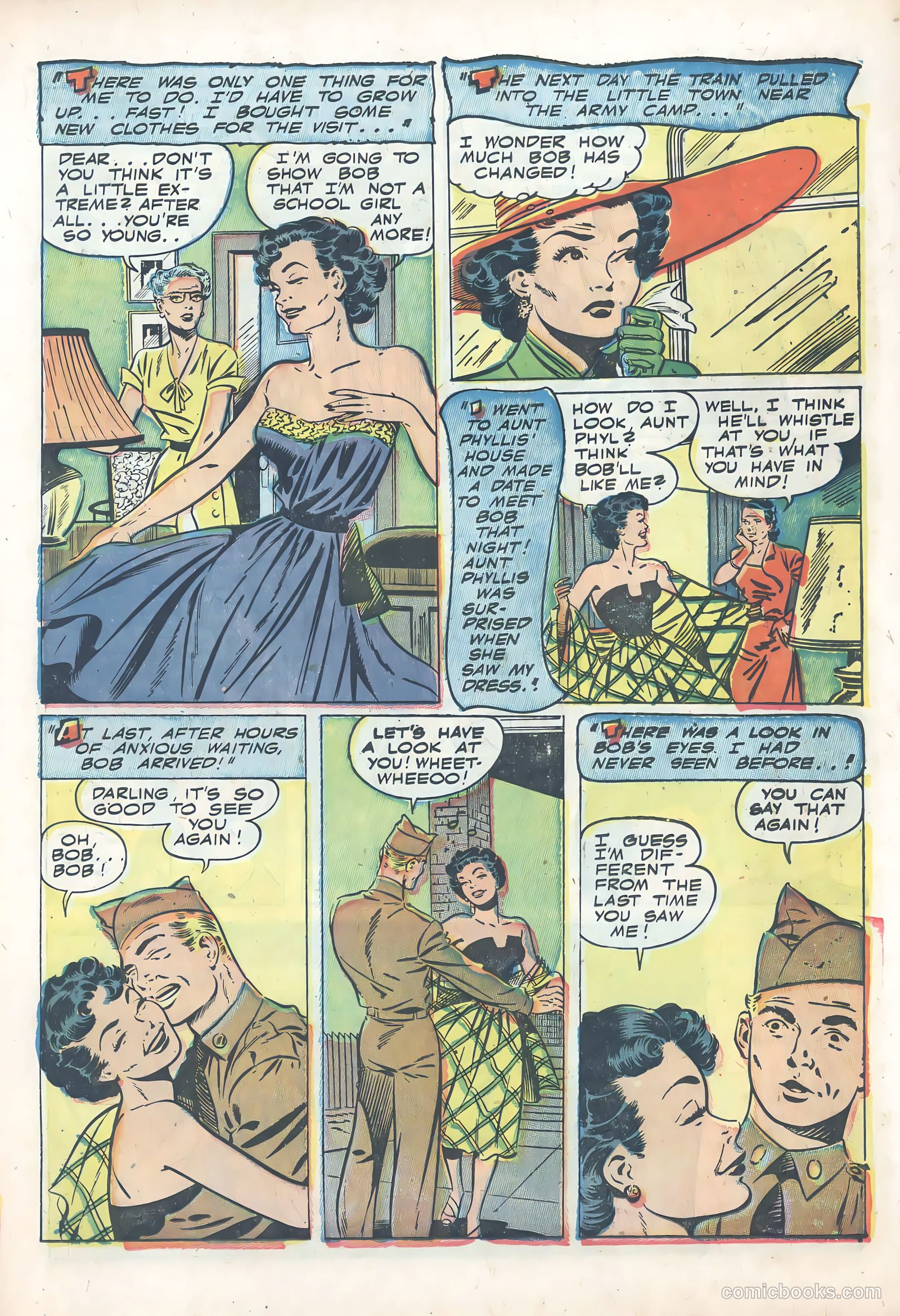 Wartime Romances #12 (1952) — page 15 of 36