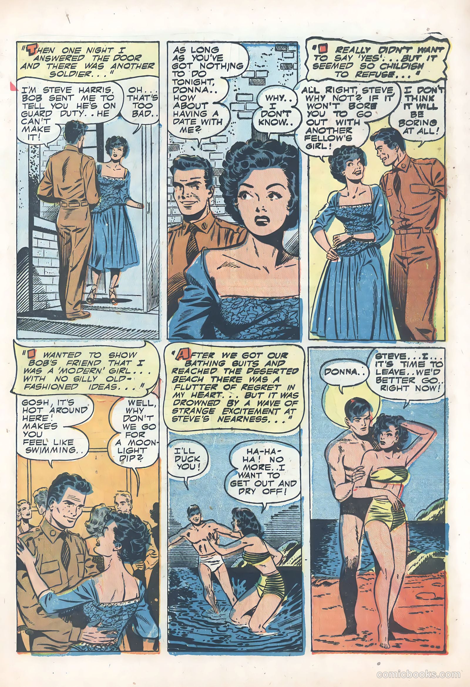Wartime Romances #12 (1952) — page 17 of 36