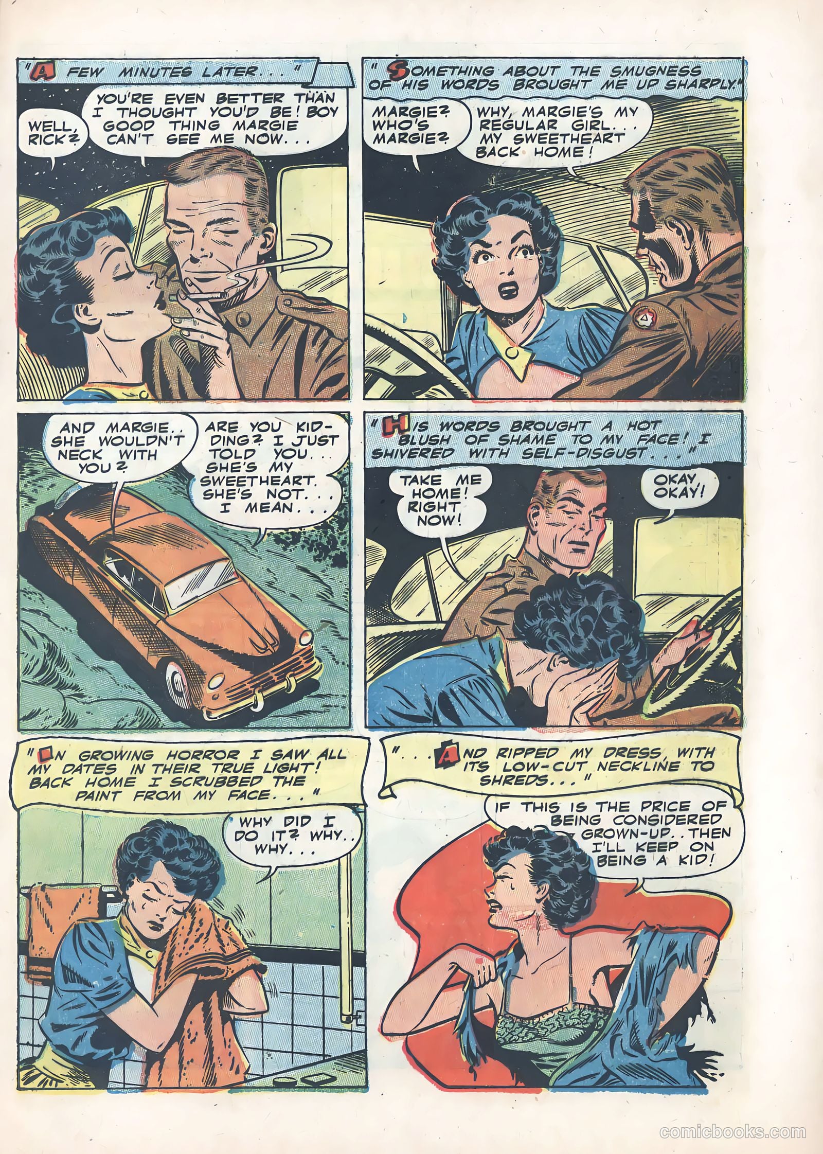 Wartime Romances #12 (1952) — page 21 of 36