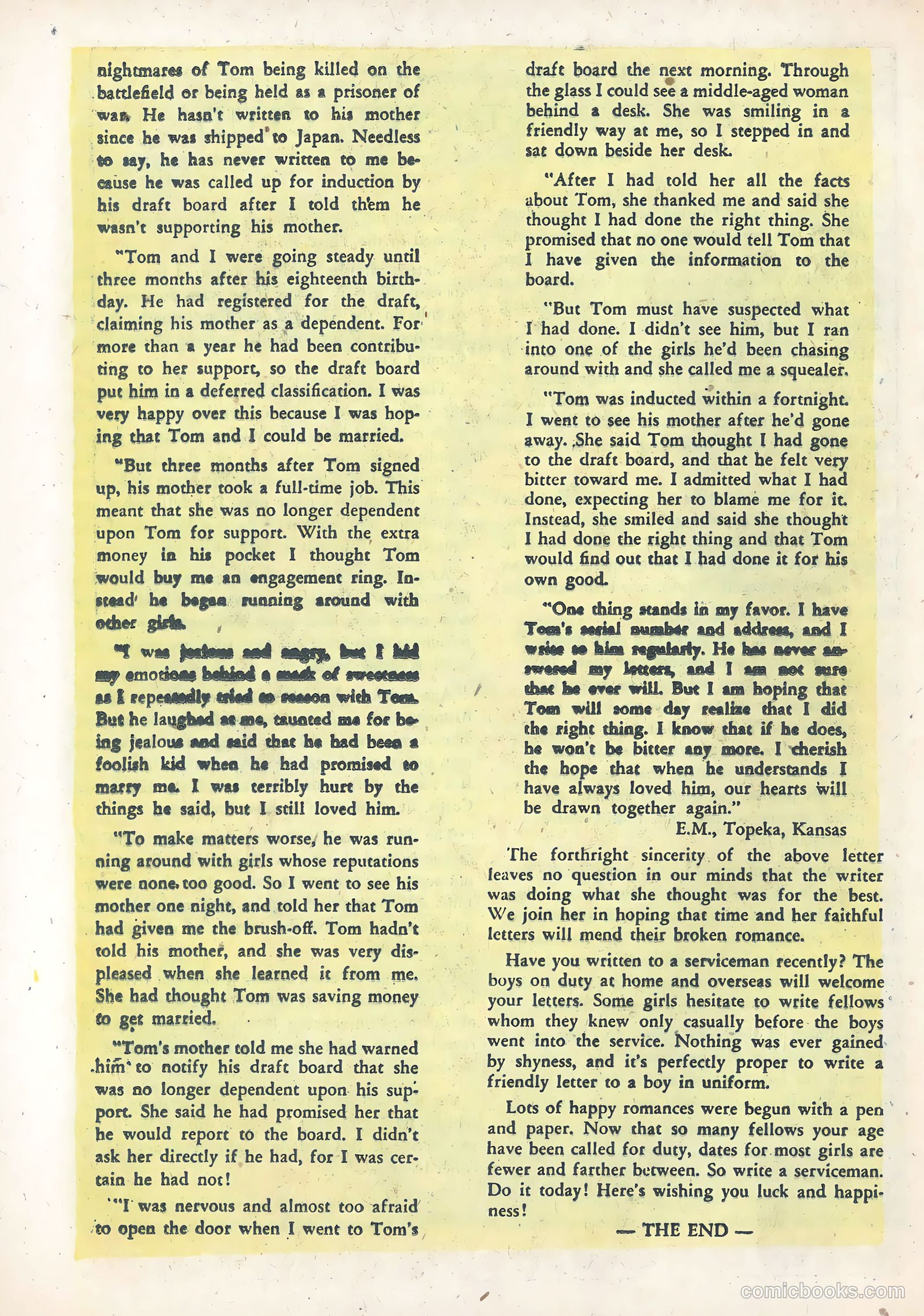Wartime Romances #12 (1952) — page 24 of 36