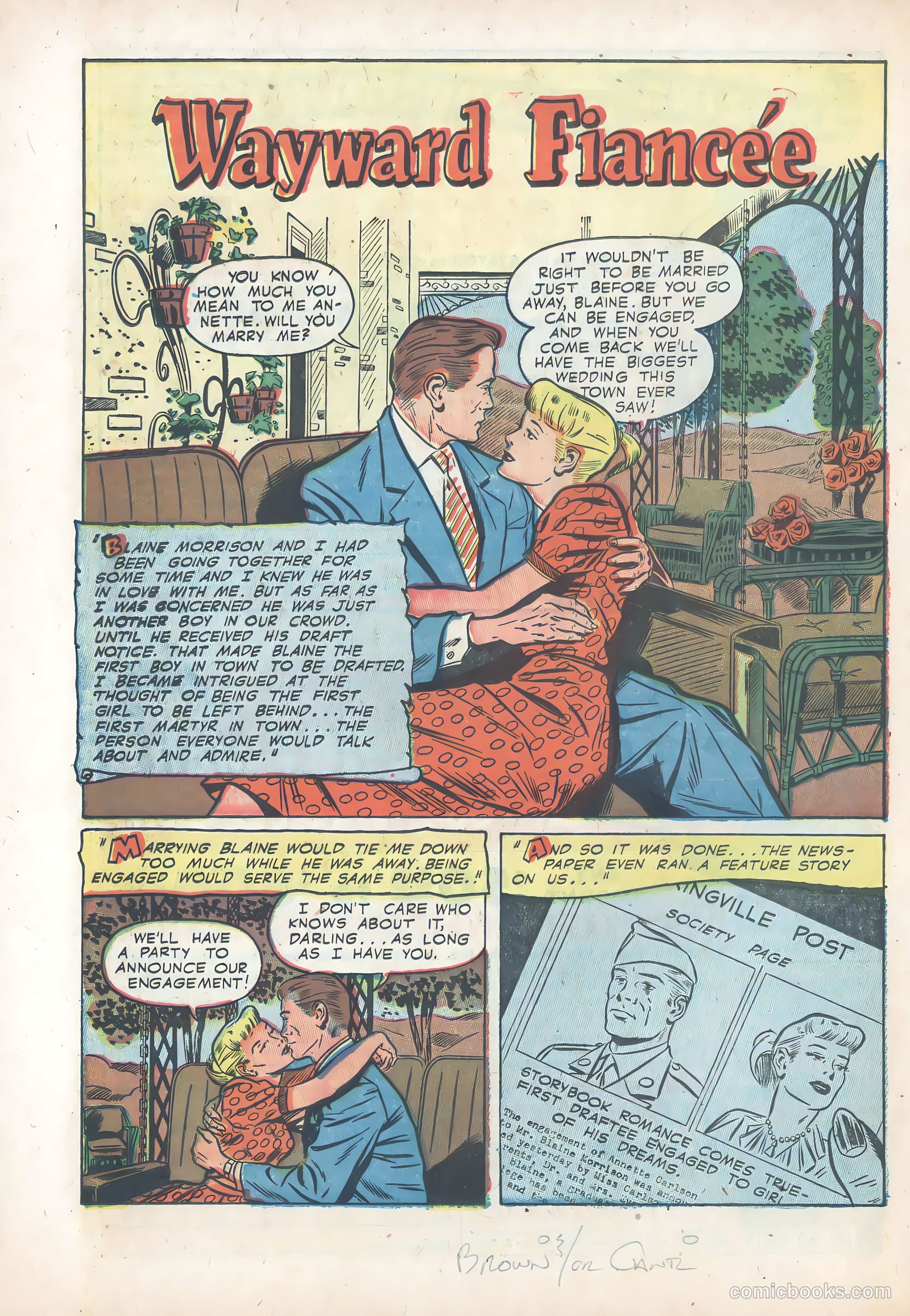 Wartime Romances #12 (1952) — page 26 of 36