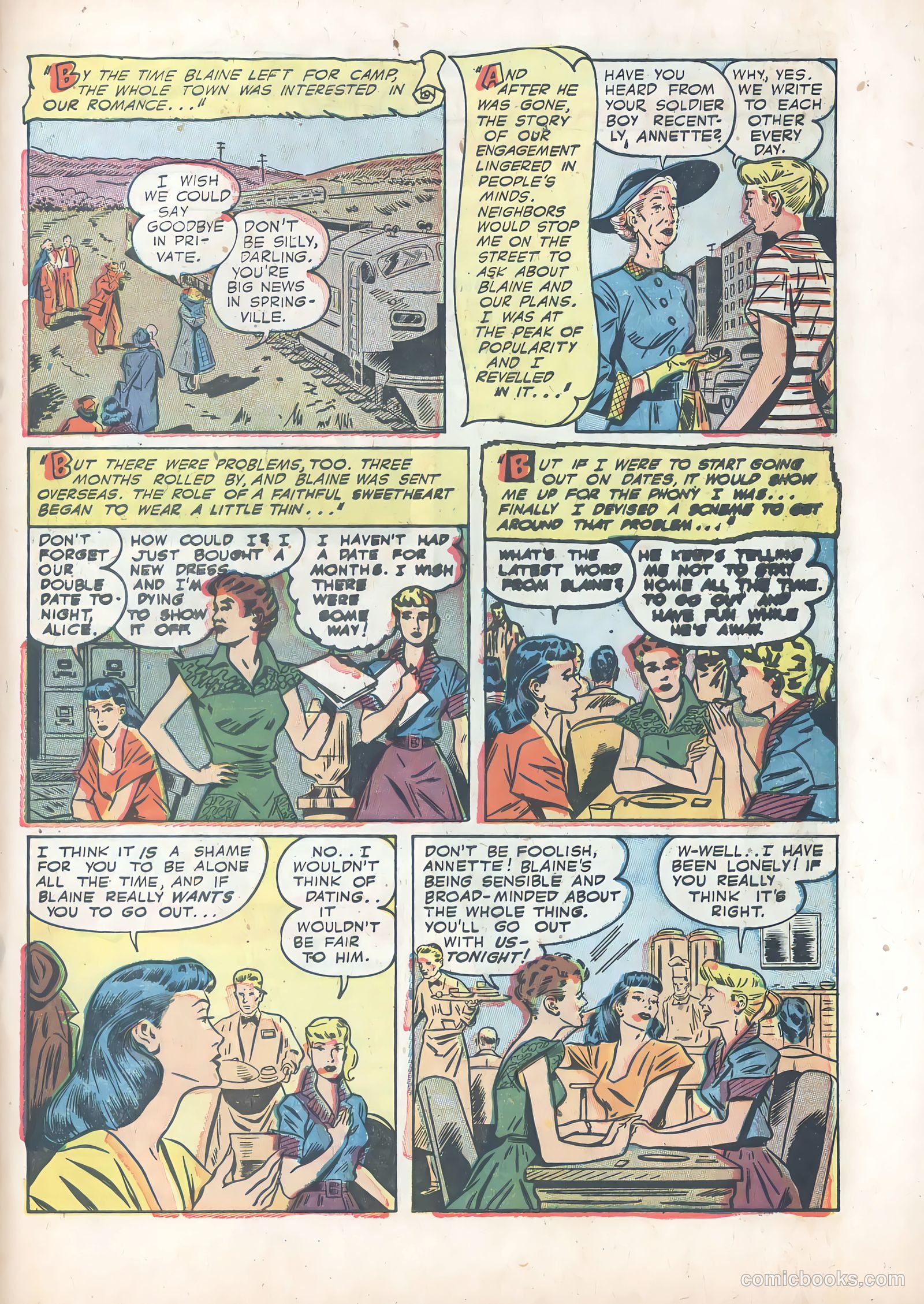 Wartime Romances #12 (1952) — page 27 of 36