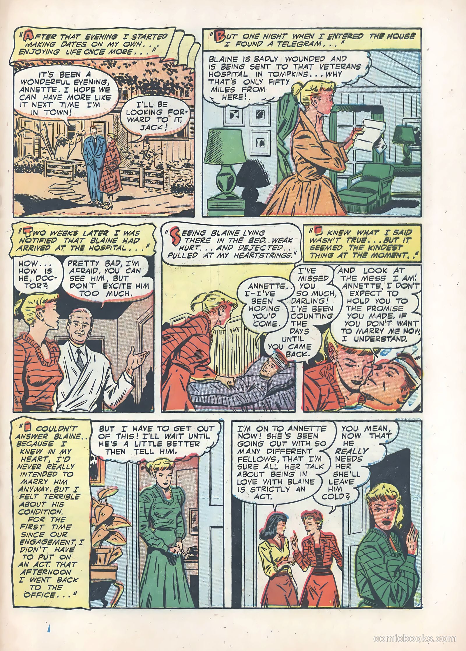Wartime Romances #12 (1952) — page 29 of 36