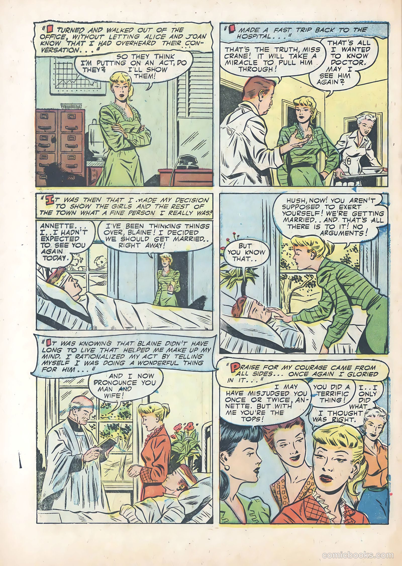 Wartime Romances #12 (1952) — page 30 of 36