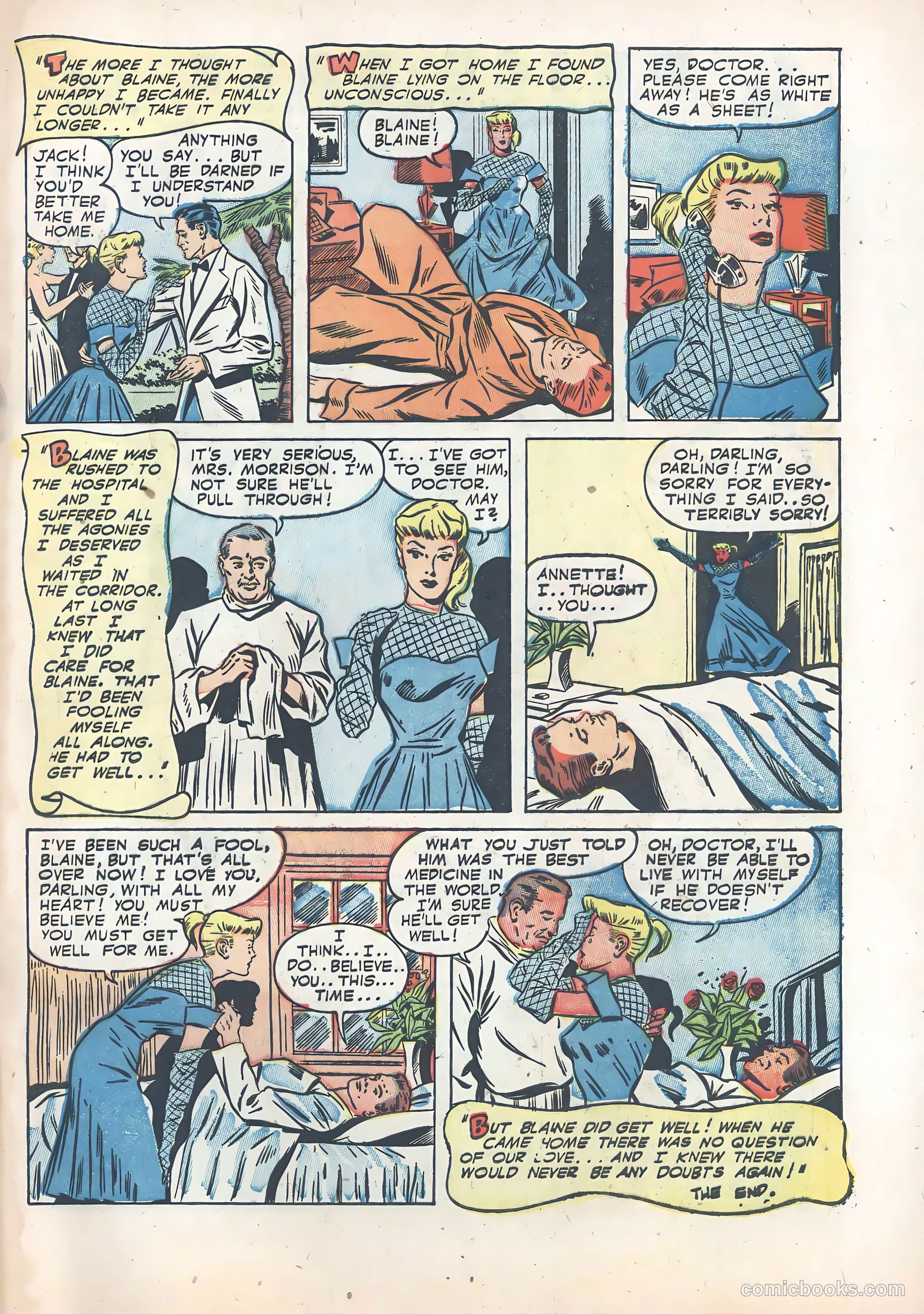 Wartime Romances #12 (1952) — page 33 of 36