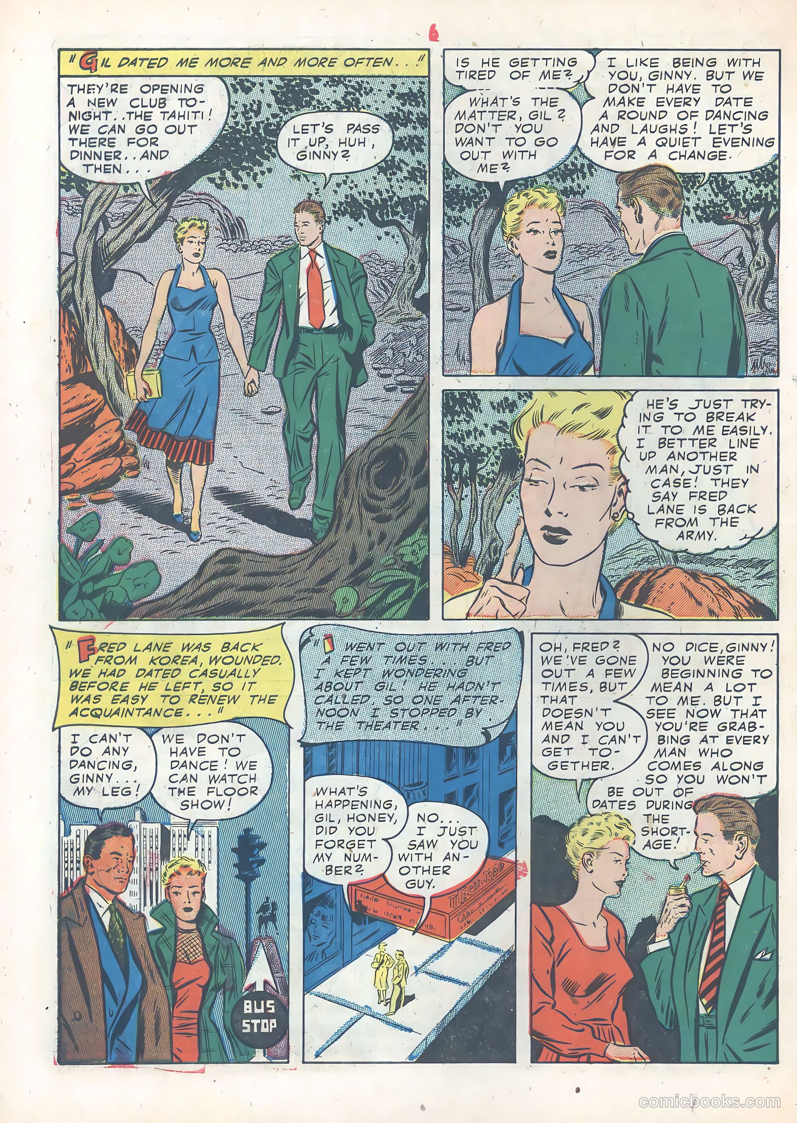 Wartime Romances #13 (1953) — page 8 of 36