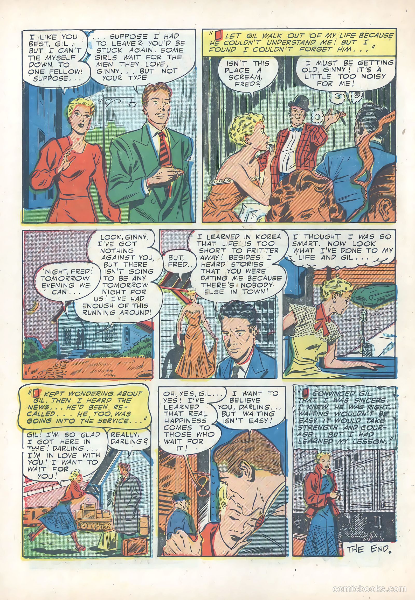 Wartime Romances #13 (1953) — page 10 of 36