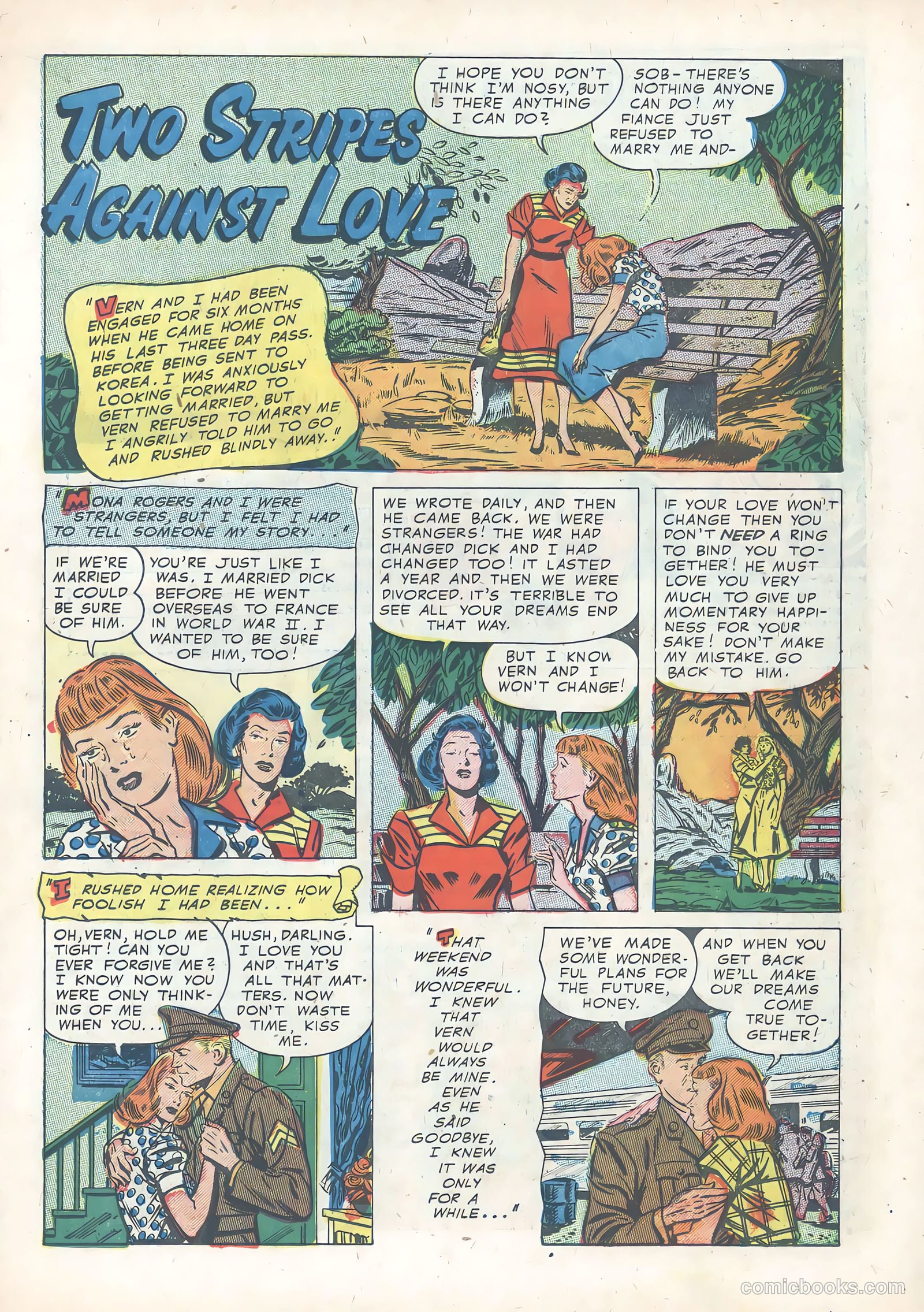 Wartime Romances #13 (1953) — page 11 of 36