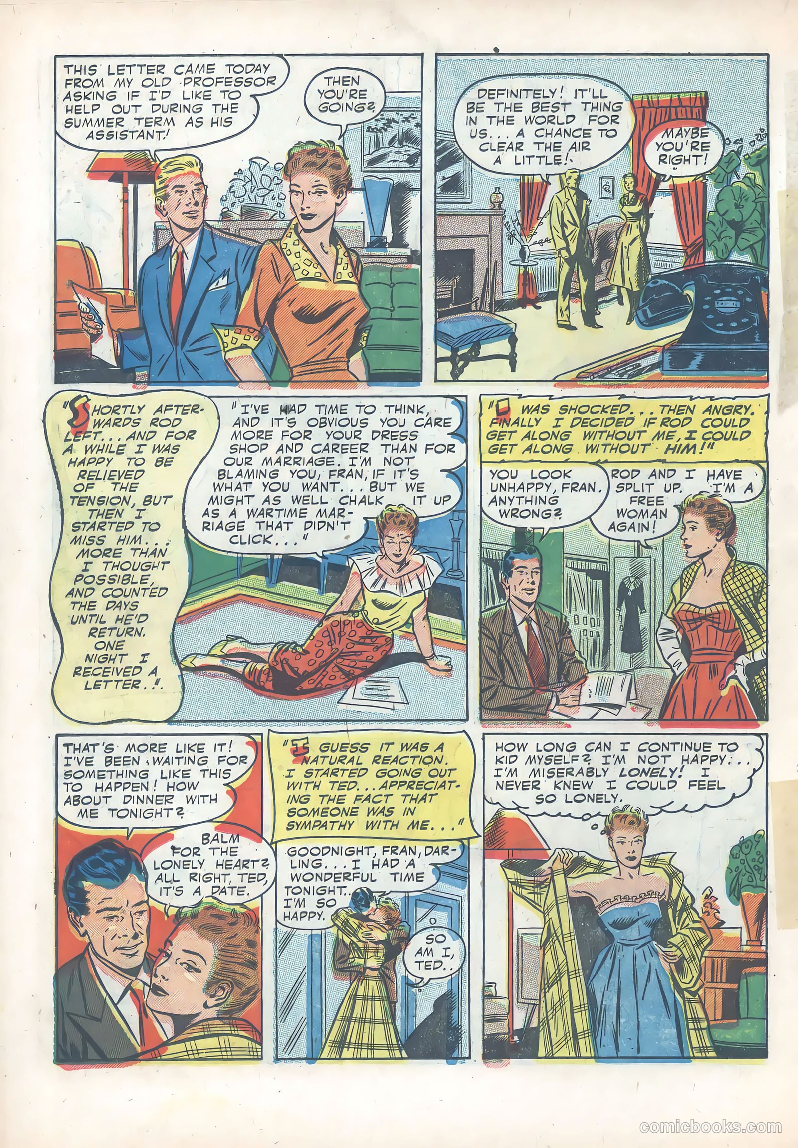 Wartime Romances #13 (1953) — page 18 of 36