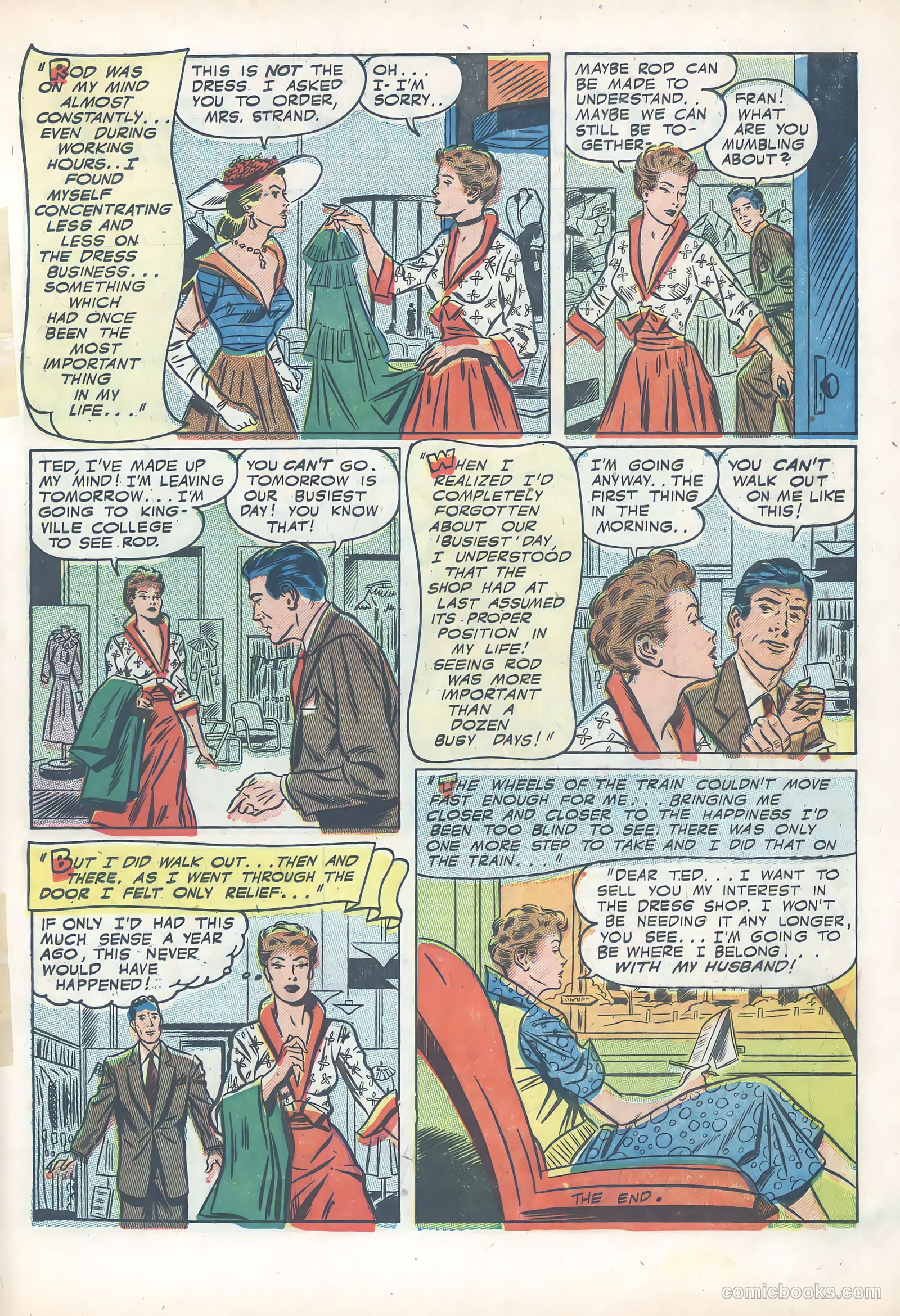Wartime Romances #13 (1953) — page 19 of 36