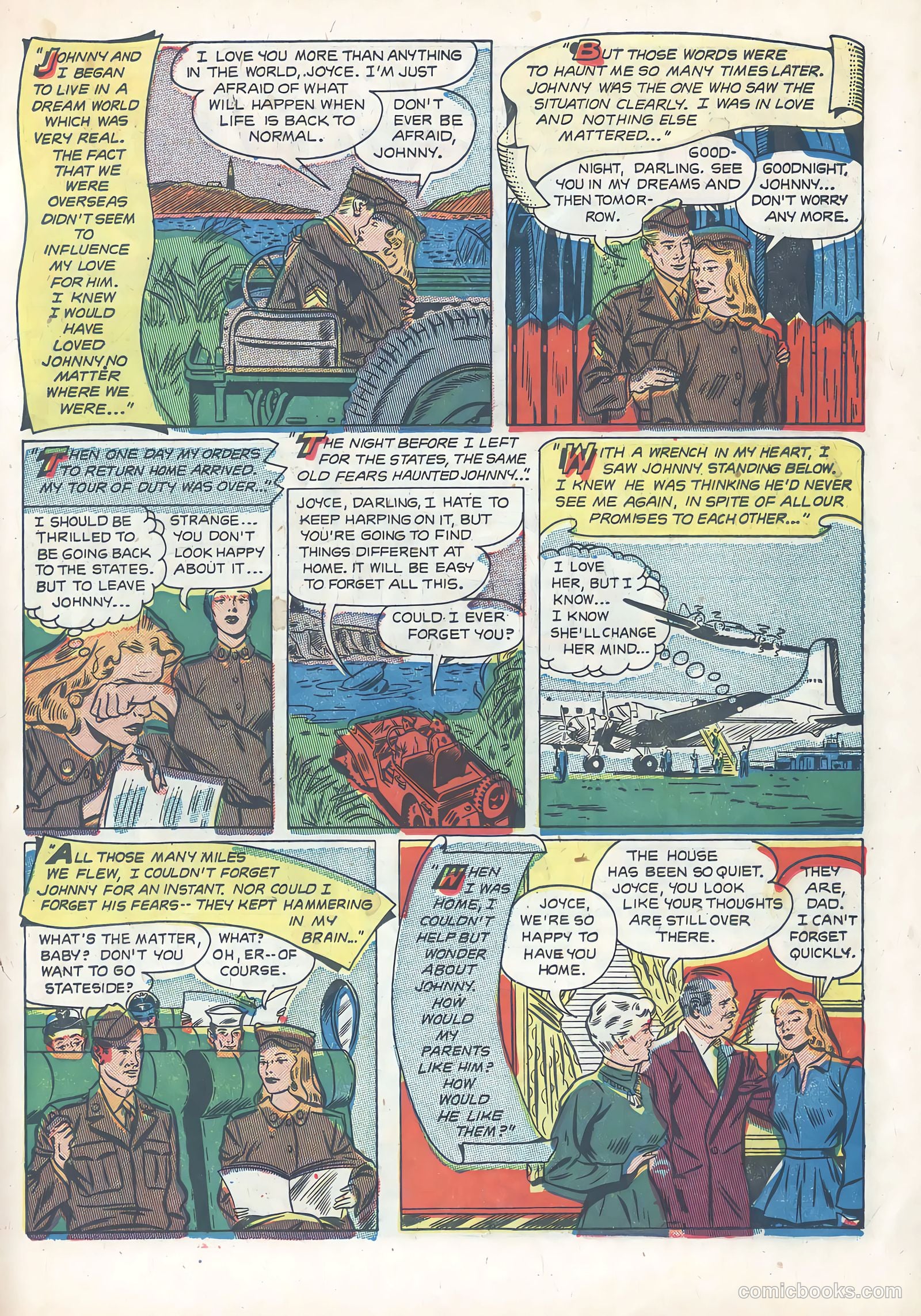 Wartime Romances #13 (1953) — page 21 of 36