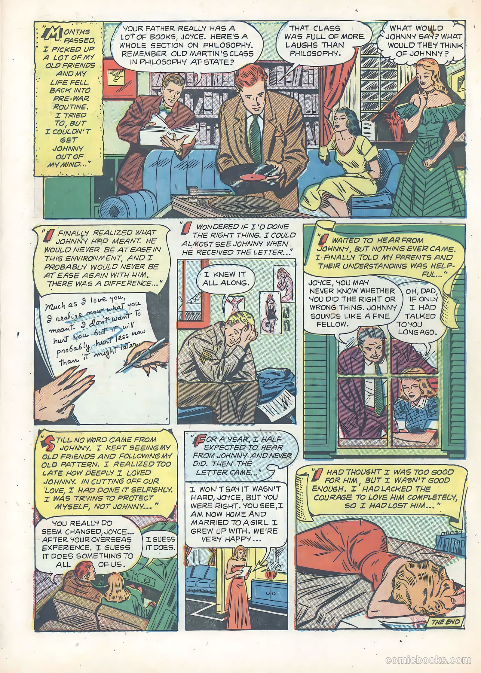 Wartime Romances #13 (1953) — page 22 of 36