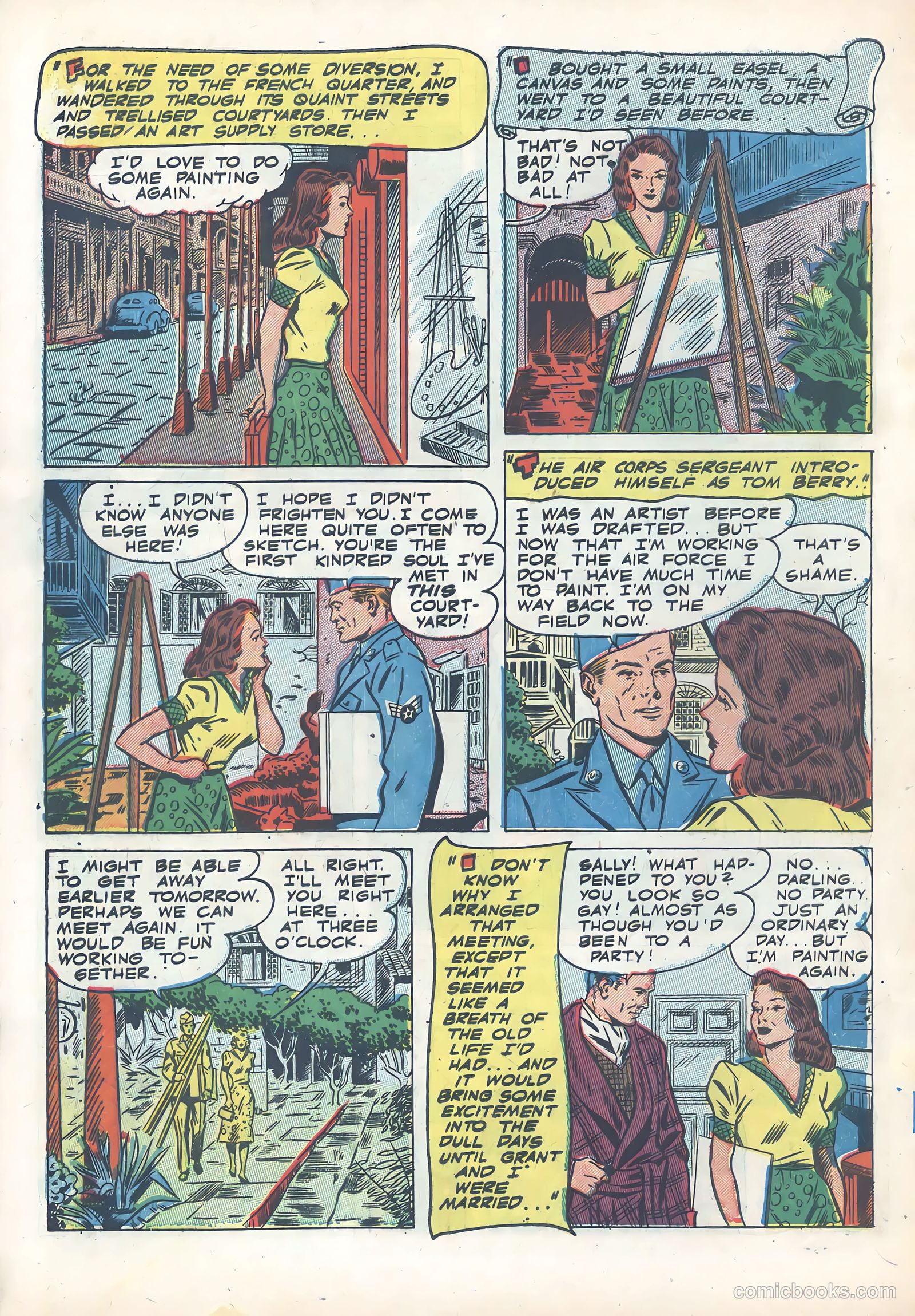 Wartime Romances #13 (1953) — page 30 of 36
