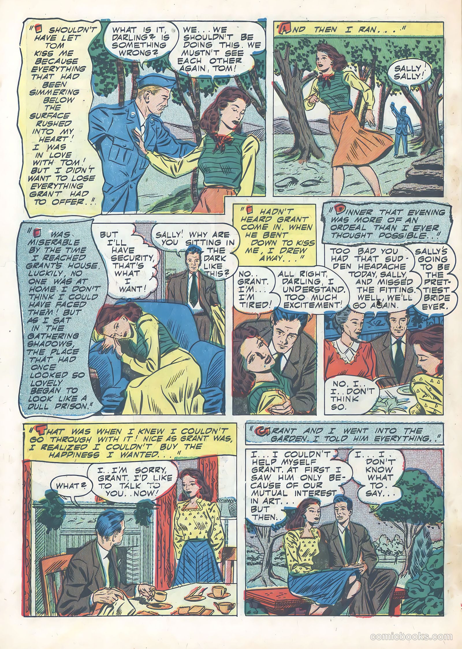 Wartime Romances #13 (1953) — page 32 of 36