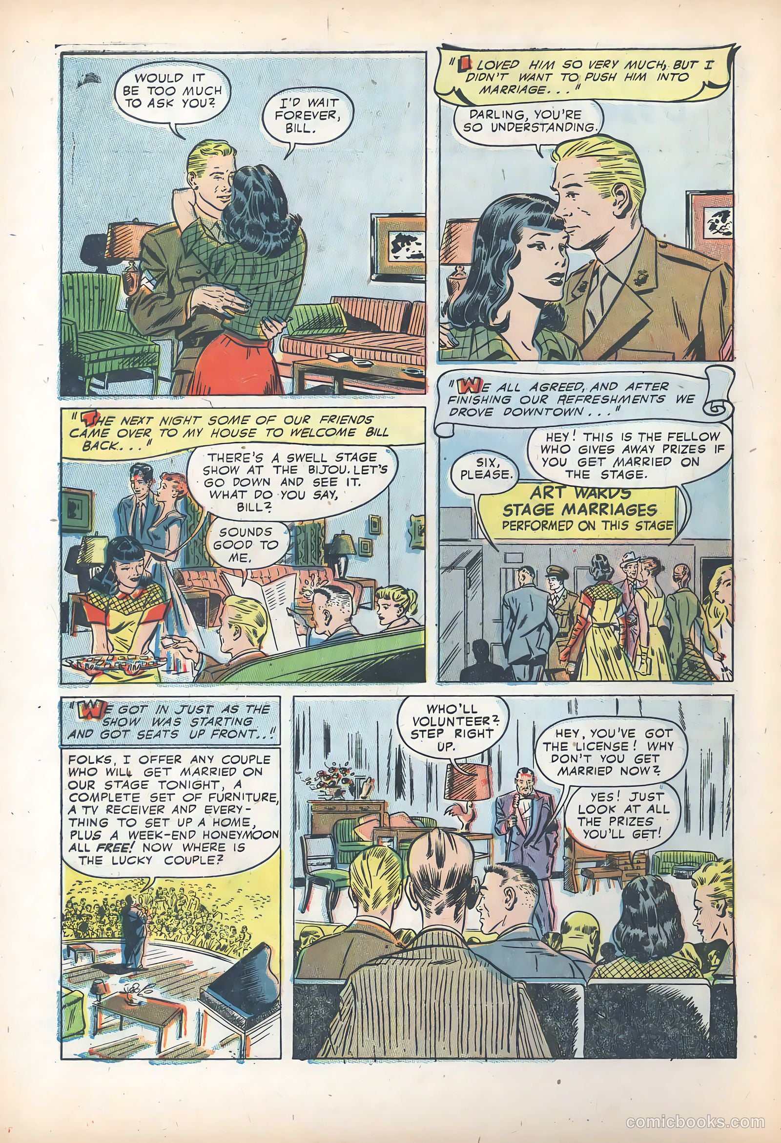 Wartime Romances #14 (1953) — page 4 of 36