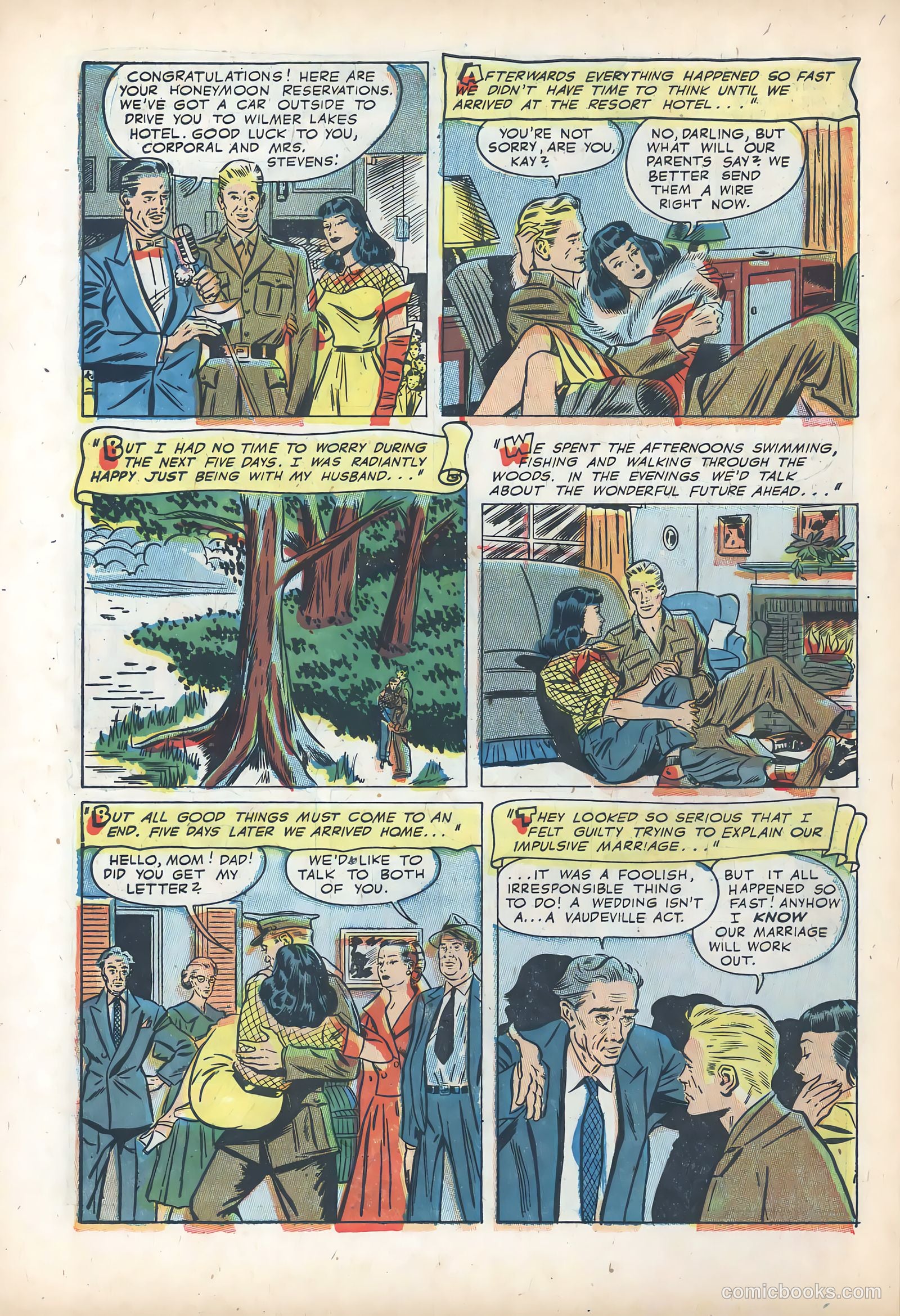 Wartime Romances #14 (1953) — page 6 of 36