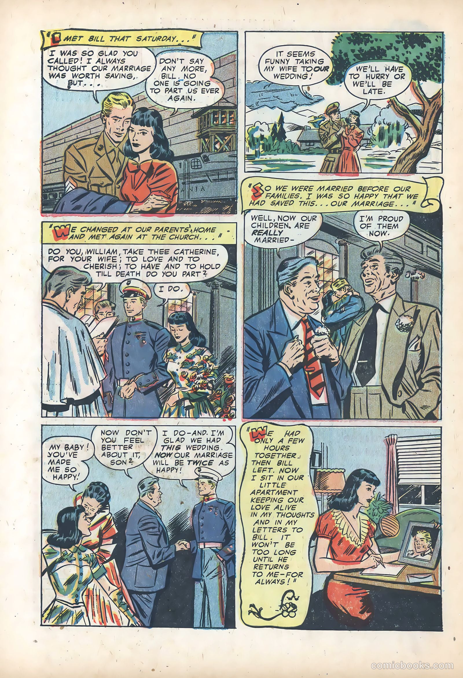 Wartime Romances #14 (1953) — page 10 of 36