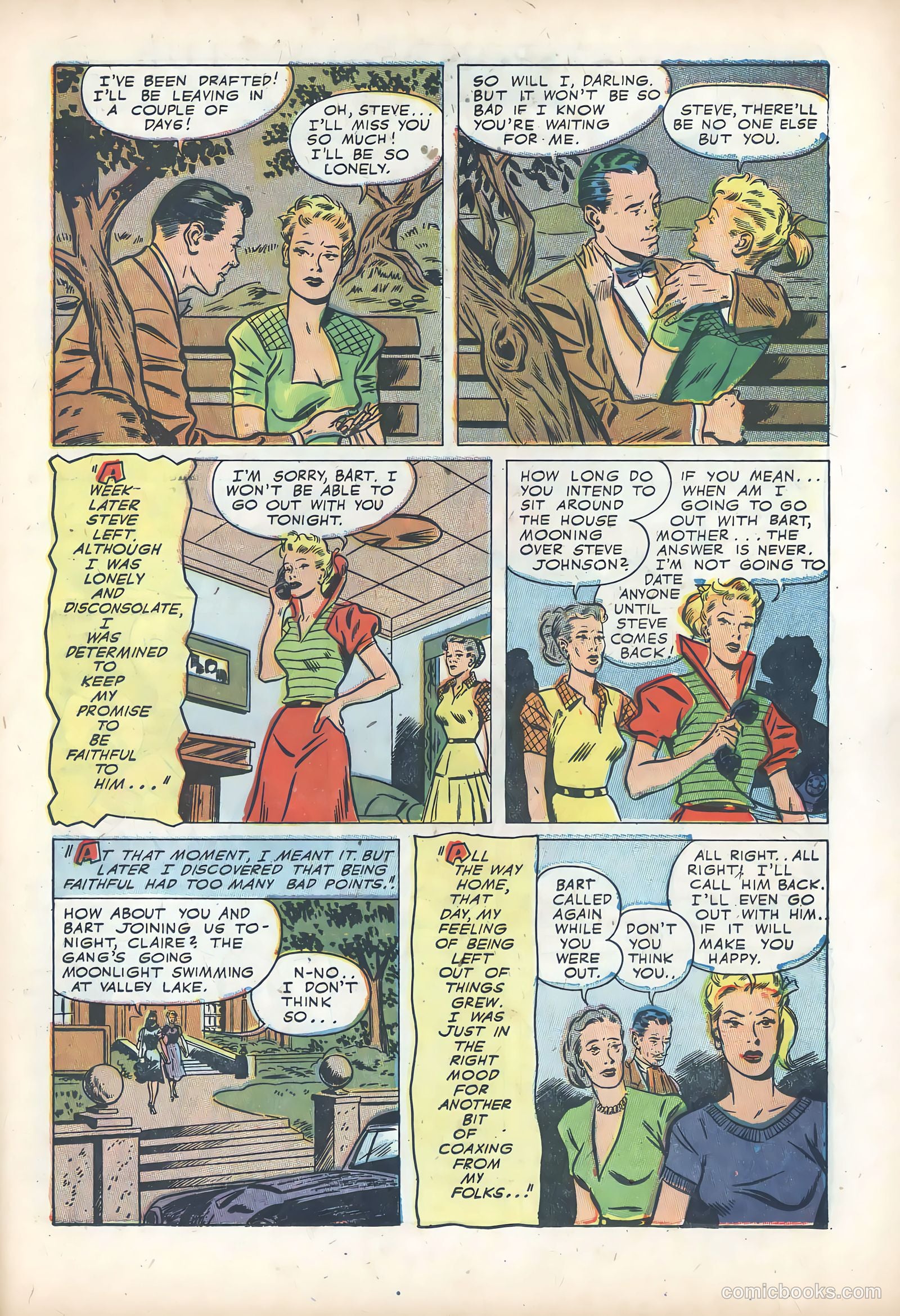 Wartime Romances #14 (1953) — page 13 of 36
