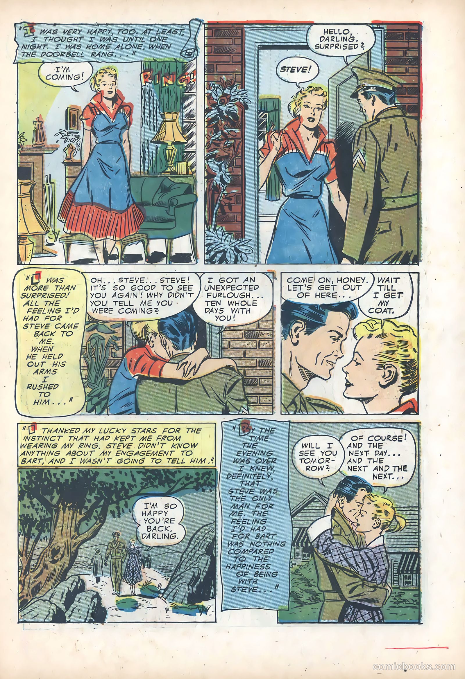 Wartime Romances #14 (1953) — page 15 of 36