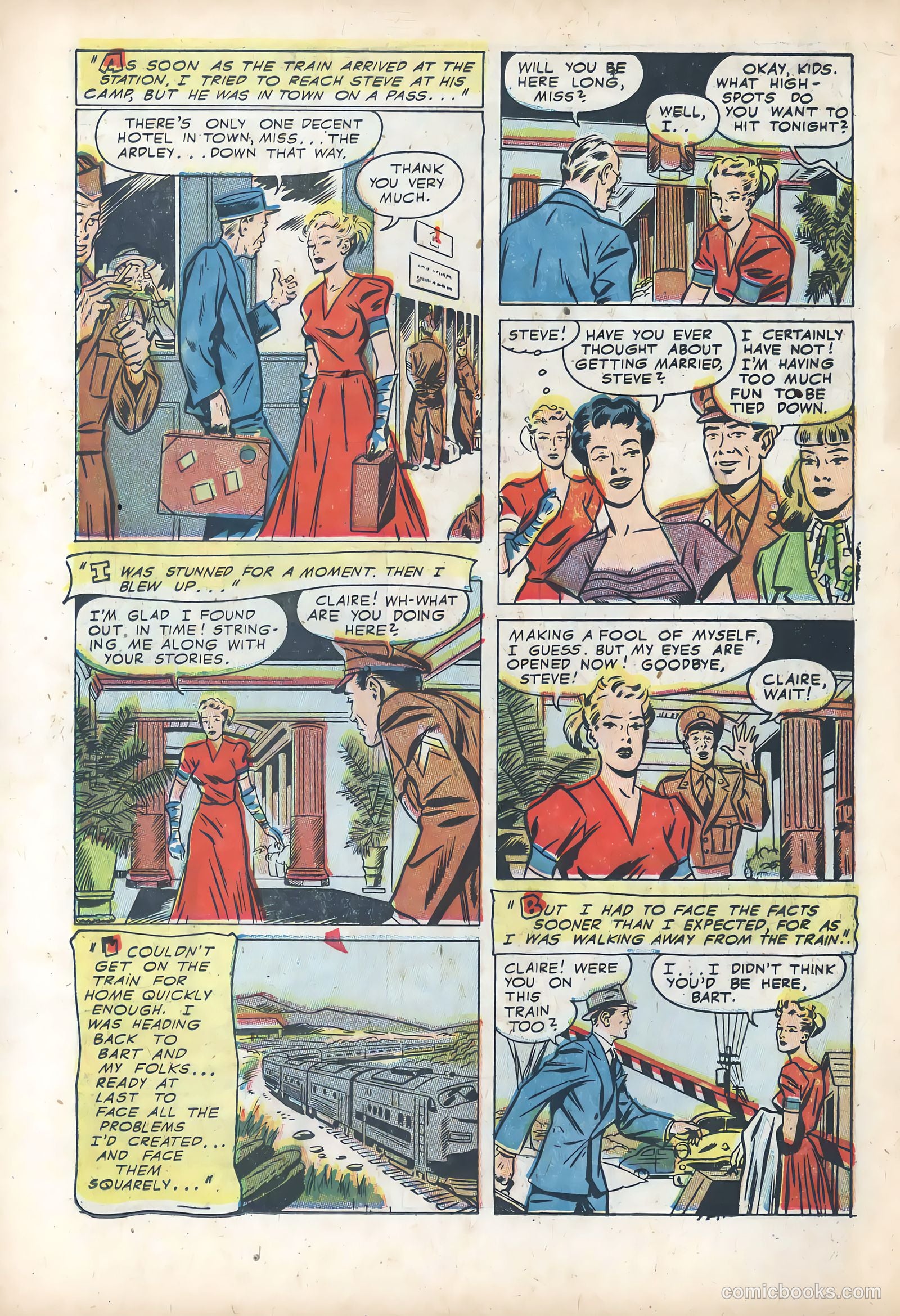 Wartime Romances #14 (1953) — page 18 of 36