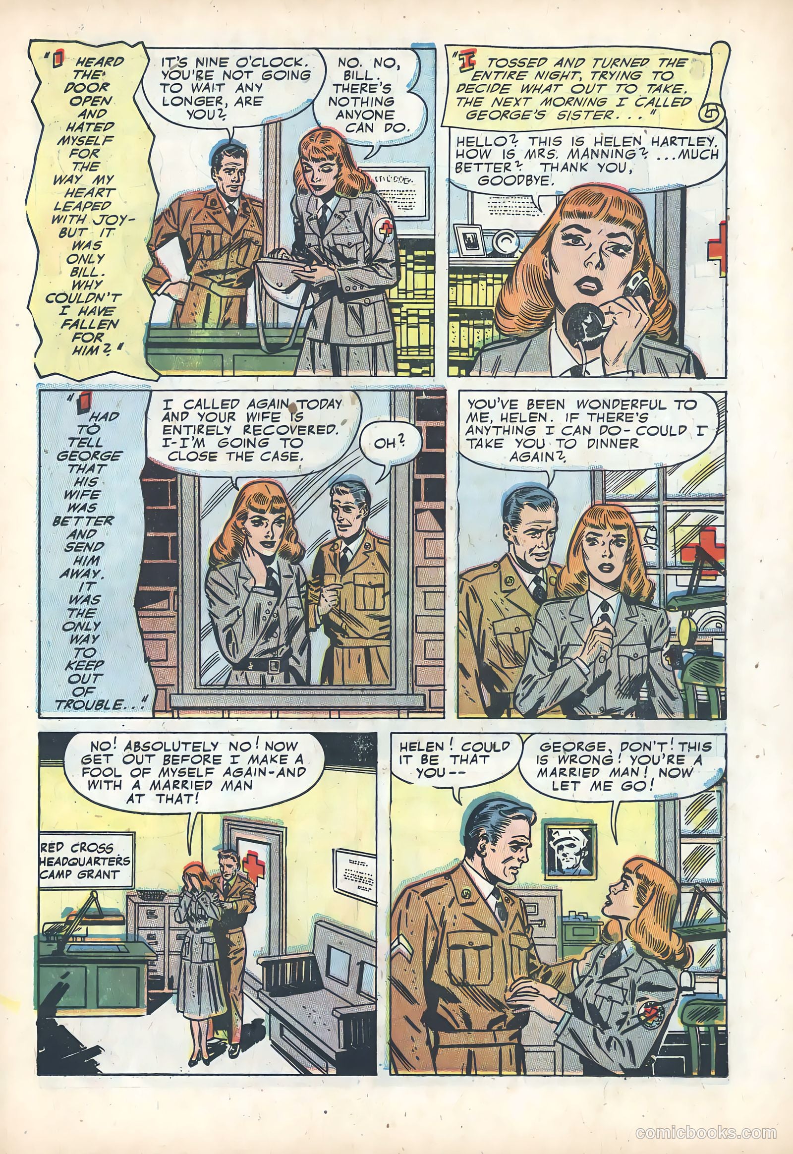 Wartime Romances #14 (1953) — page 23 of 36