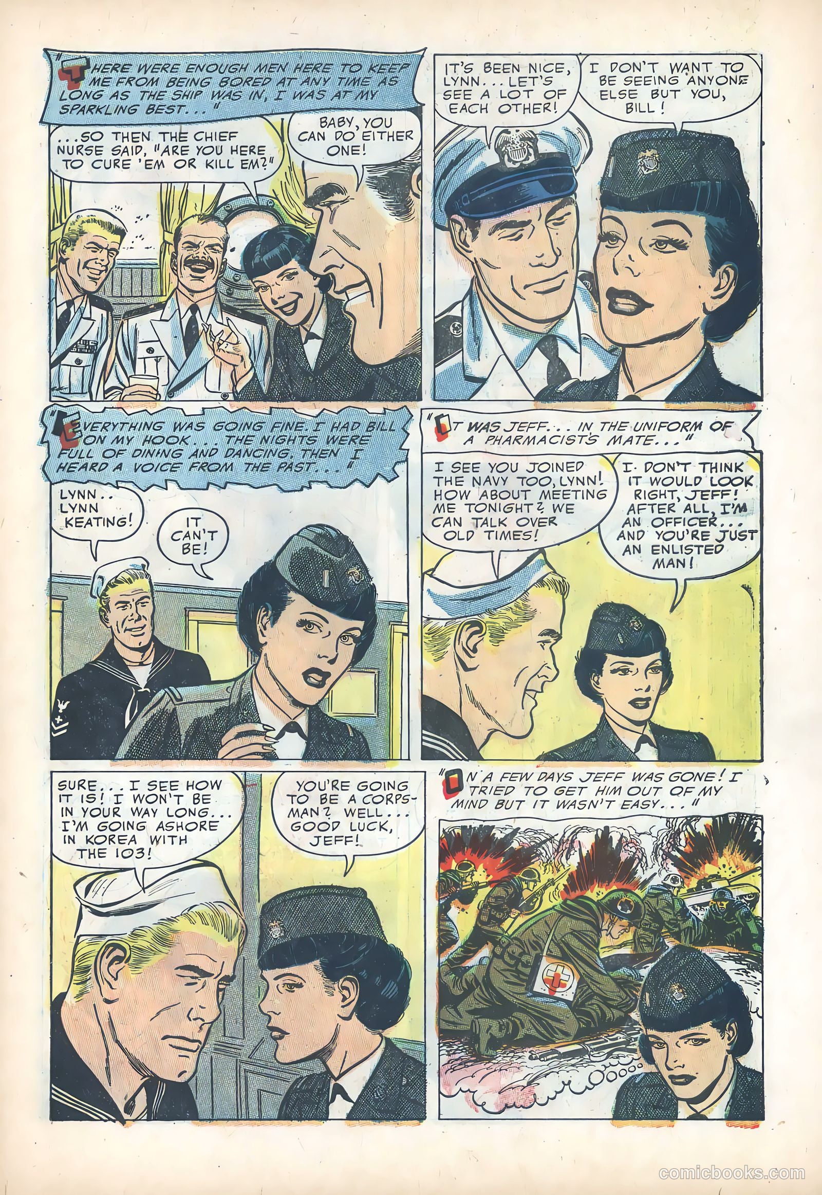 Wartime Romances #14 (1953) — page 31 of 36