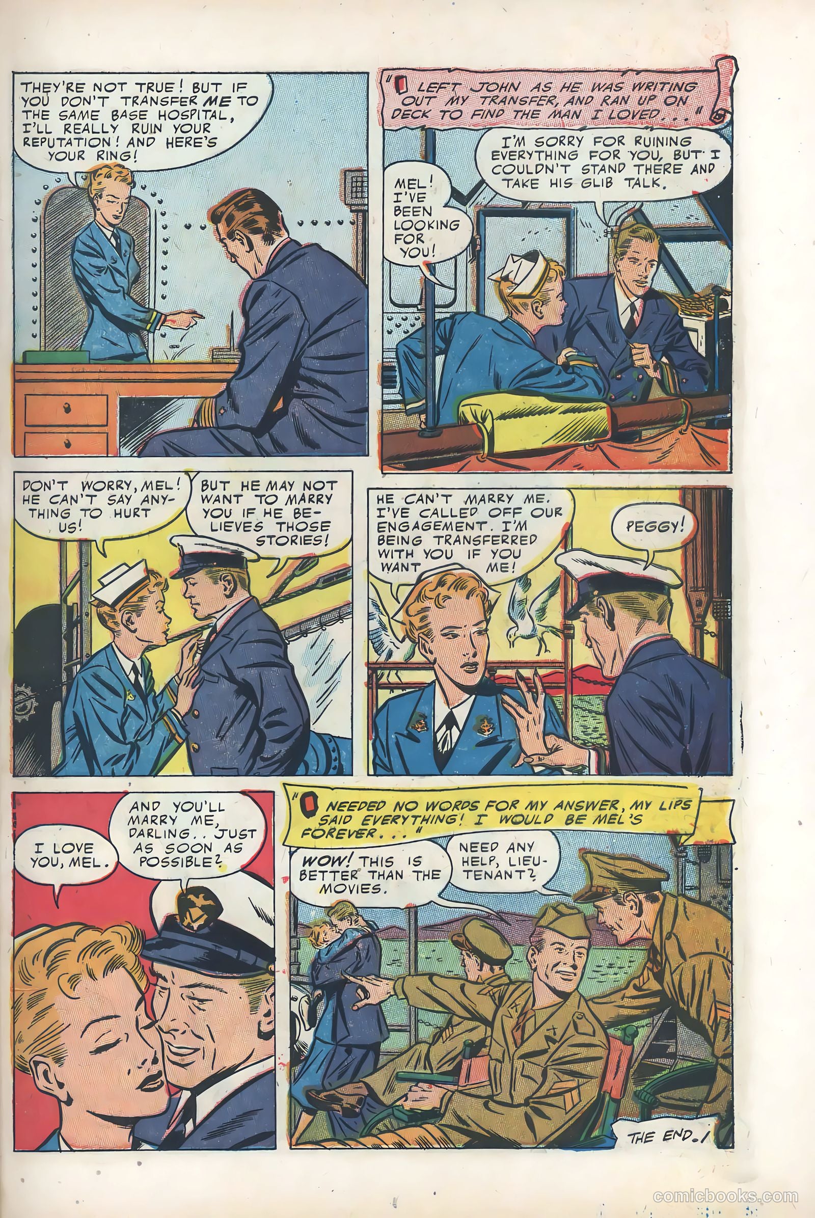 Wartime Romances #15 (1953) — page 9 of 36