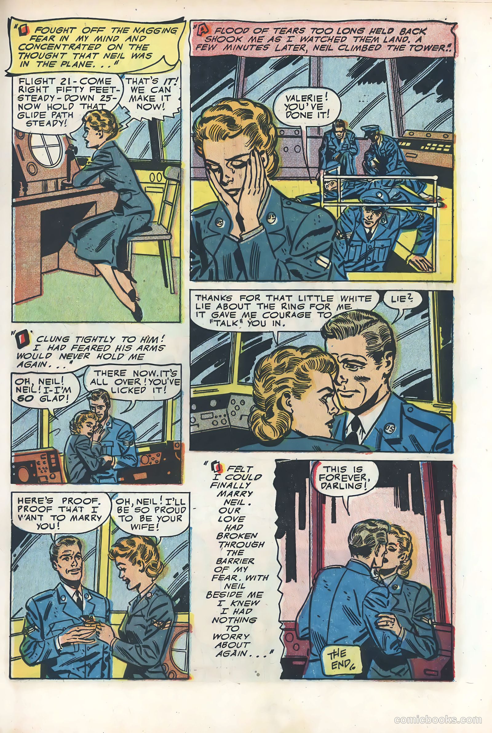 Wartime Romances #15 (1953) — page 17 of 36