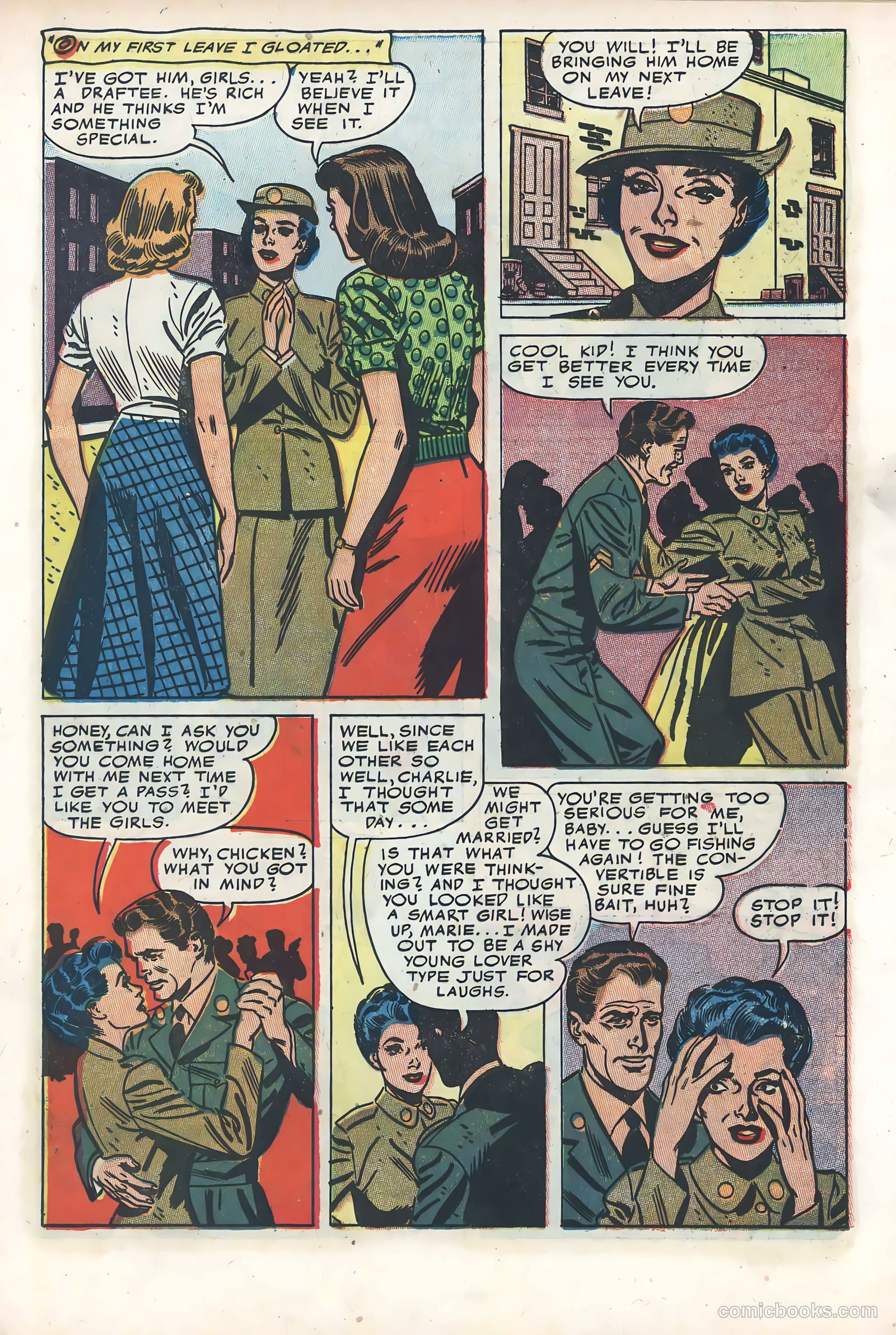 Wartime Romances #15 (1953) — page 21 of 36