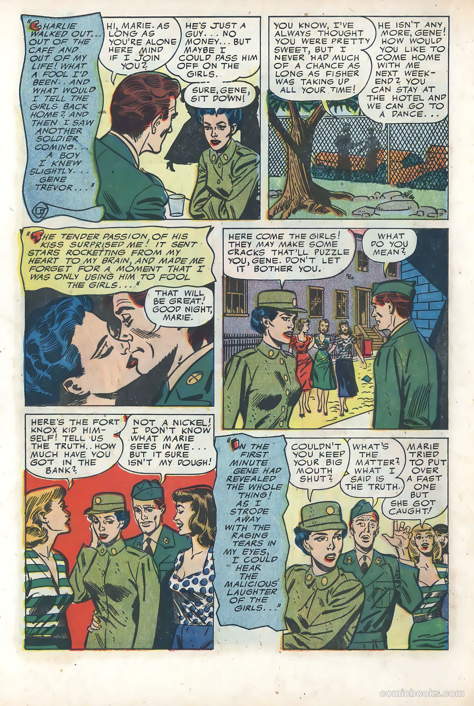 Wartime Romances #15 (1953) — page 22 of 36
