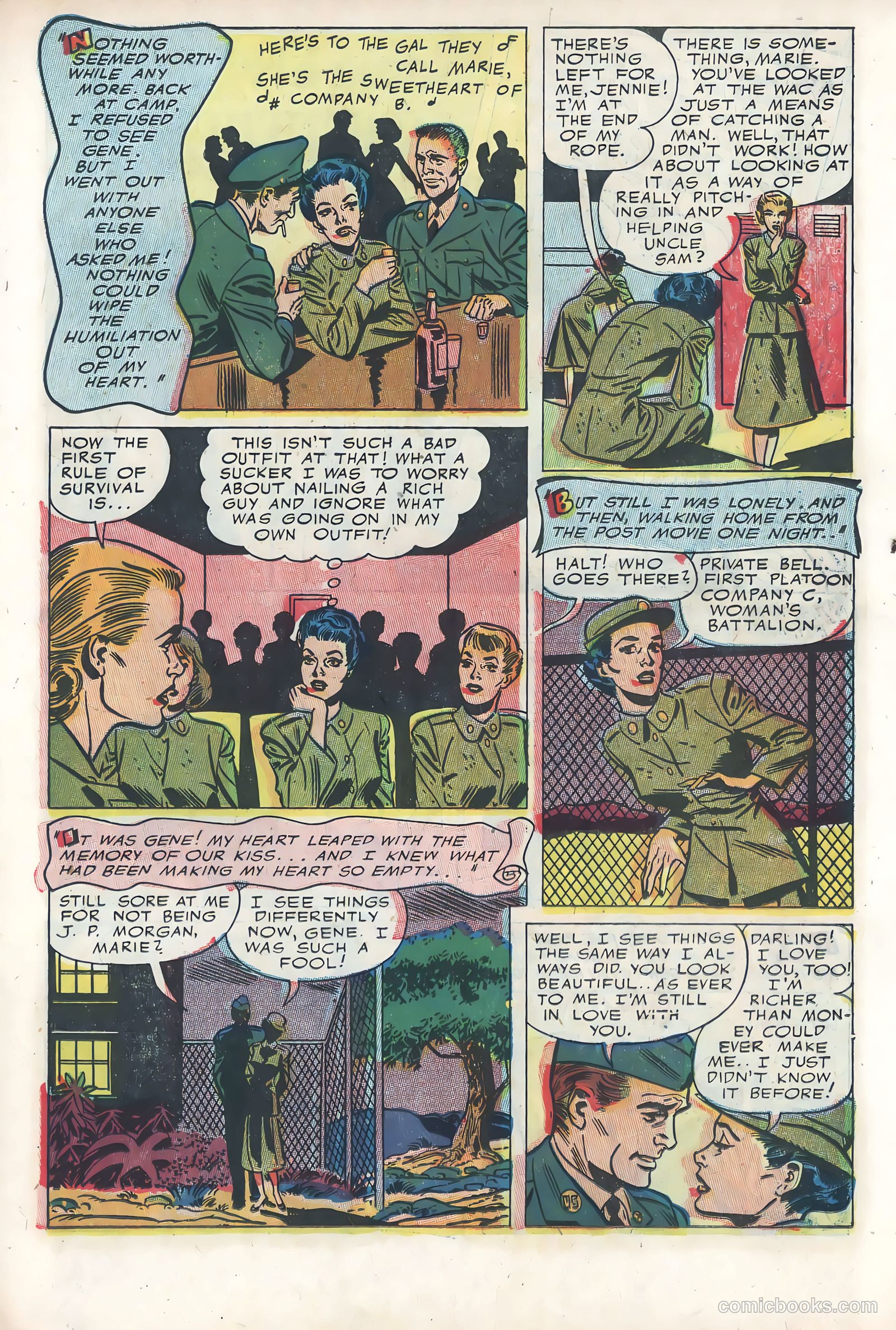 Wartime Romances #15 (1953) — page 23 of 36