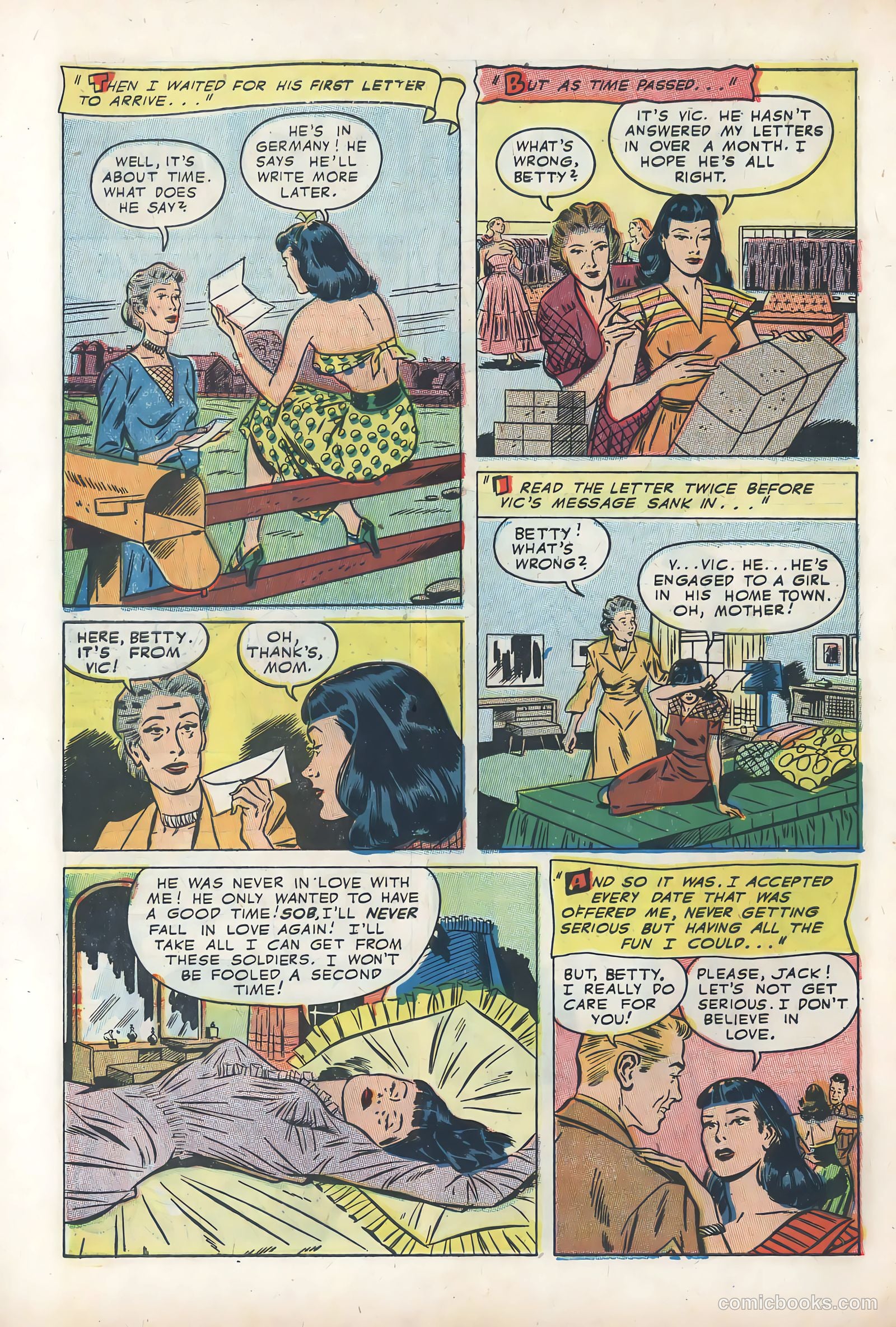 Wartime Romances #15 (1953) — page 30 of 36
