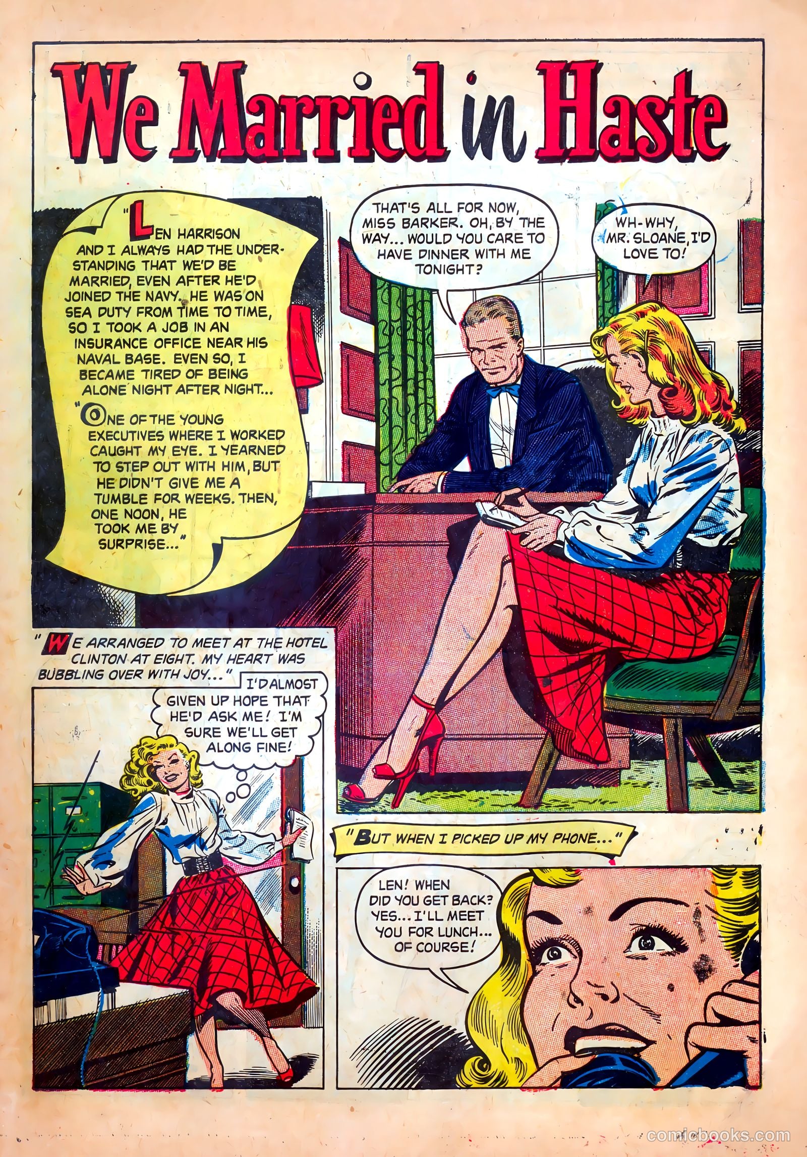 Wartime Romances #16 (1953) — page 3 of 36