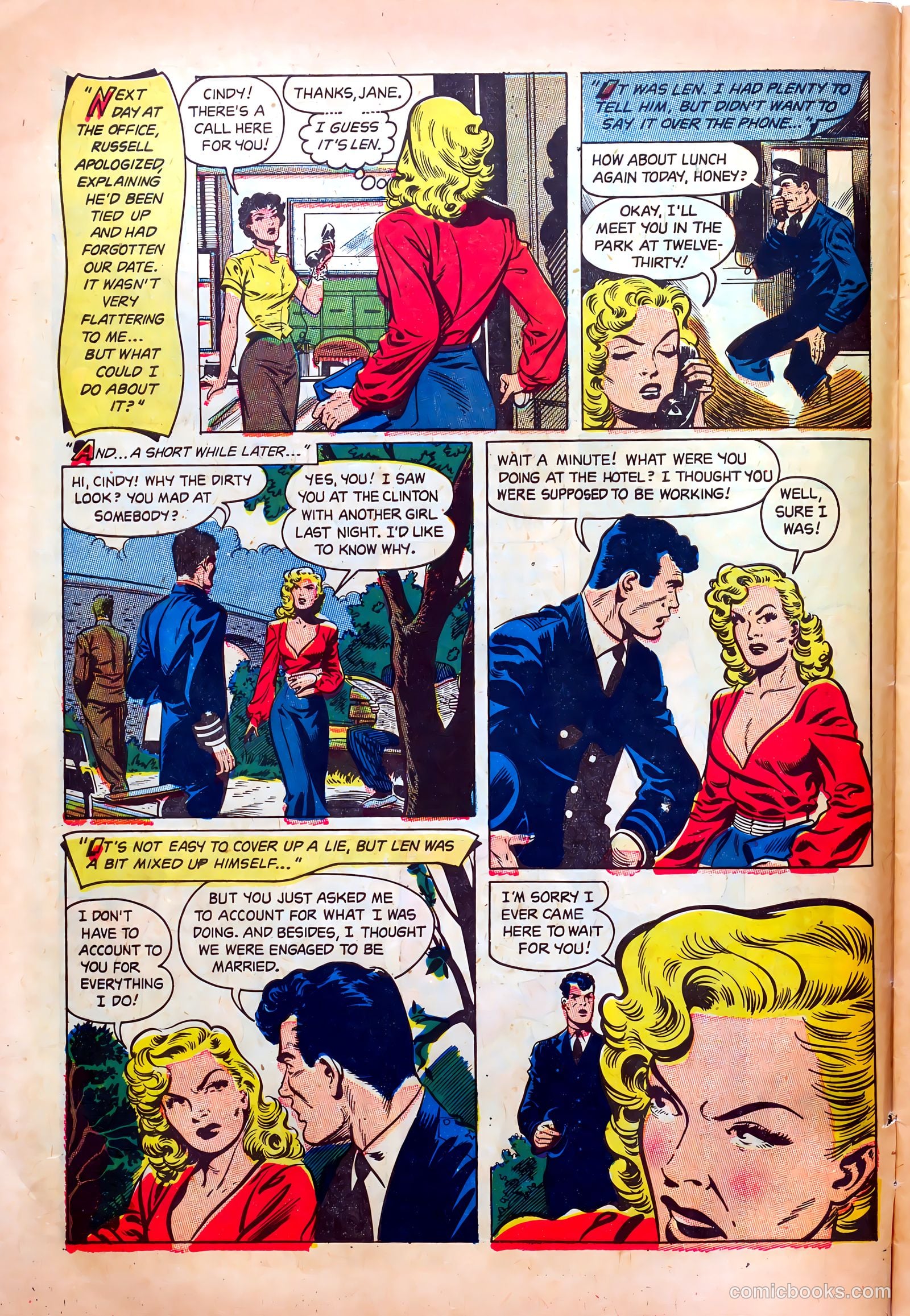 Wartime Romances #16 (1953) — page 6 of 36