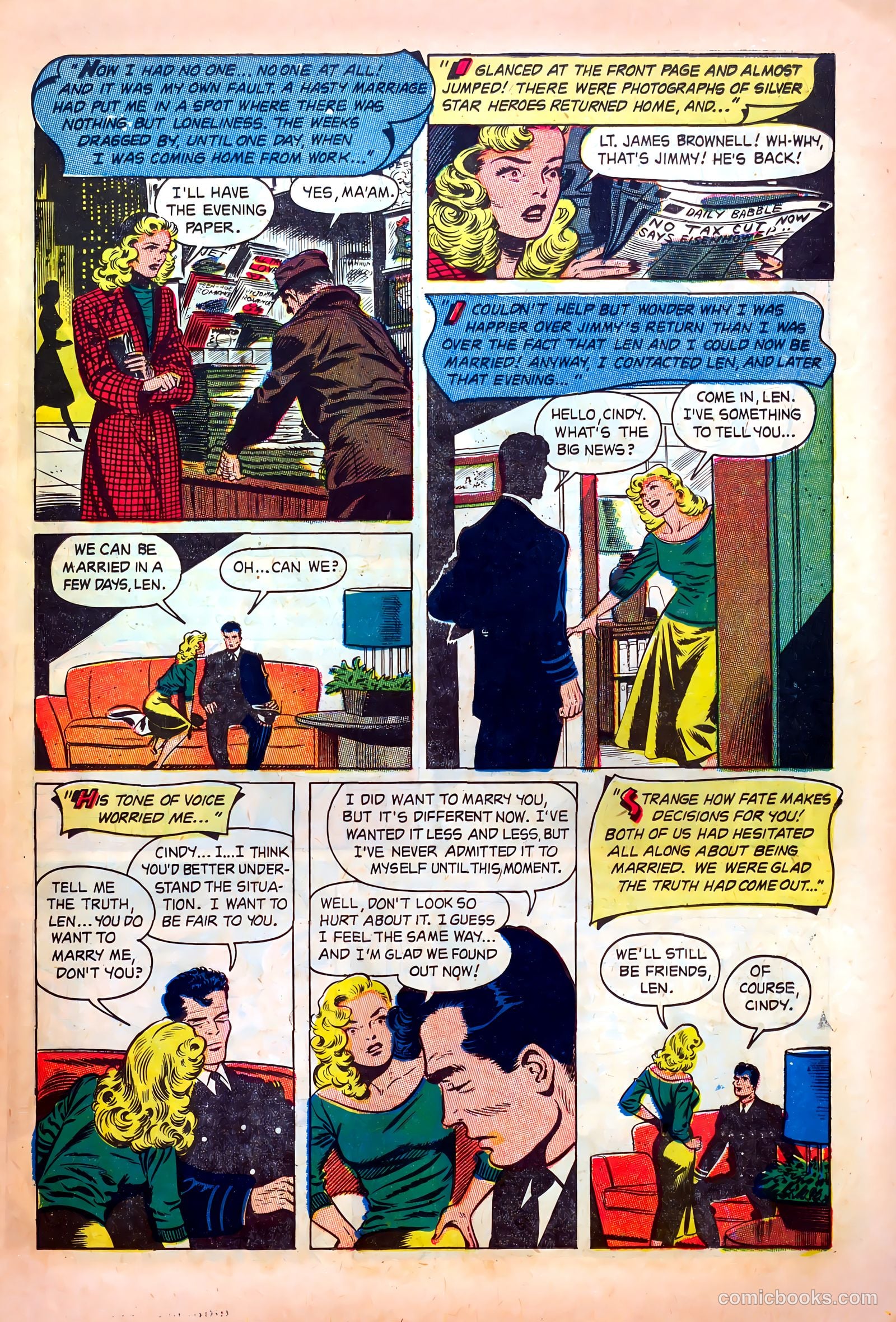 Wartime Romances #16 (1953) — page 11 of 36