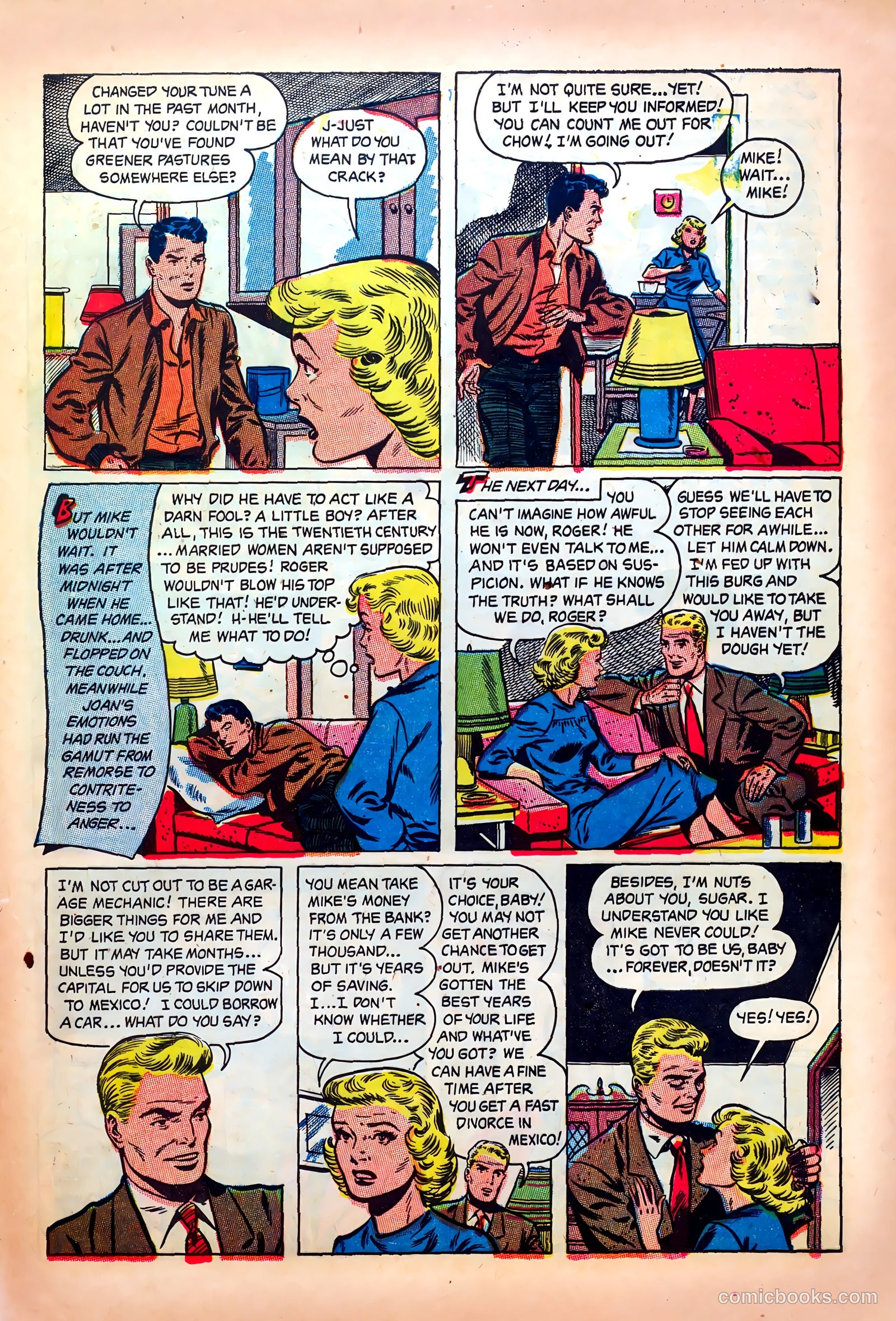 Wartime Romances #16 (1953) — page 17 of 36