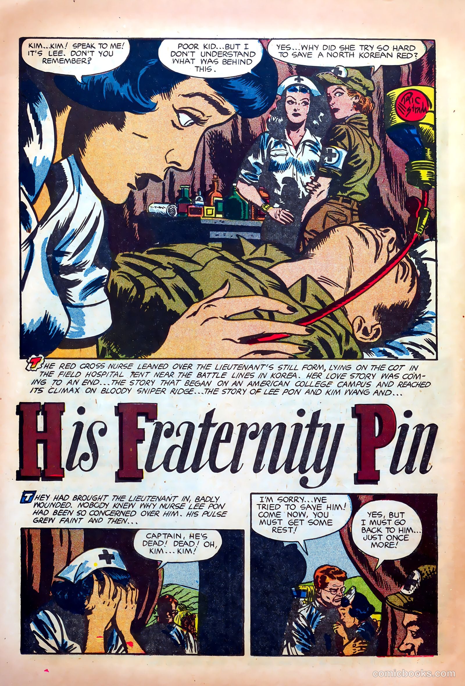 Wartime Romances #16 (1953) — page 22 of 36