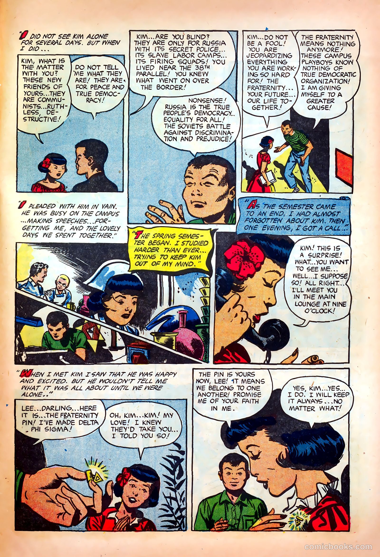 Wartime Romances #16 (1953) — page 29 of 36