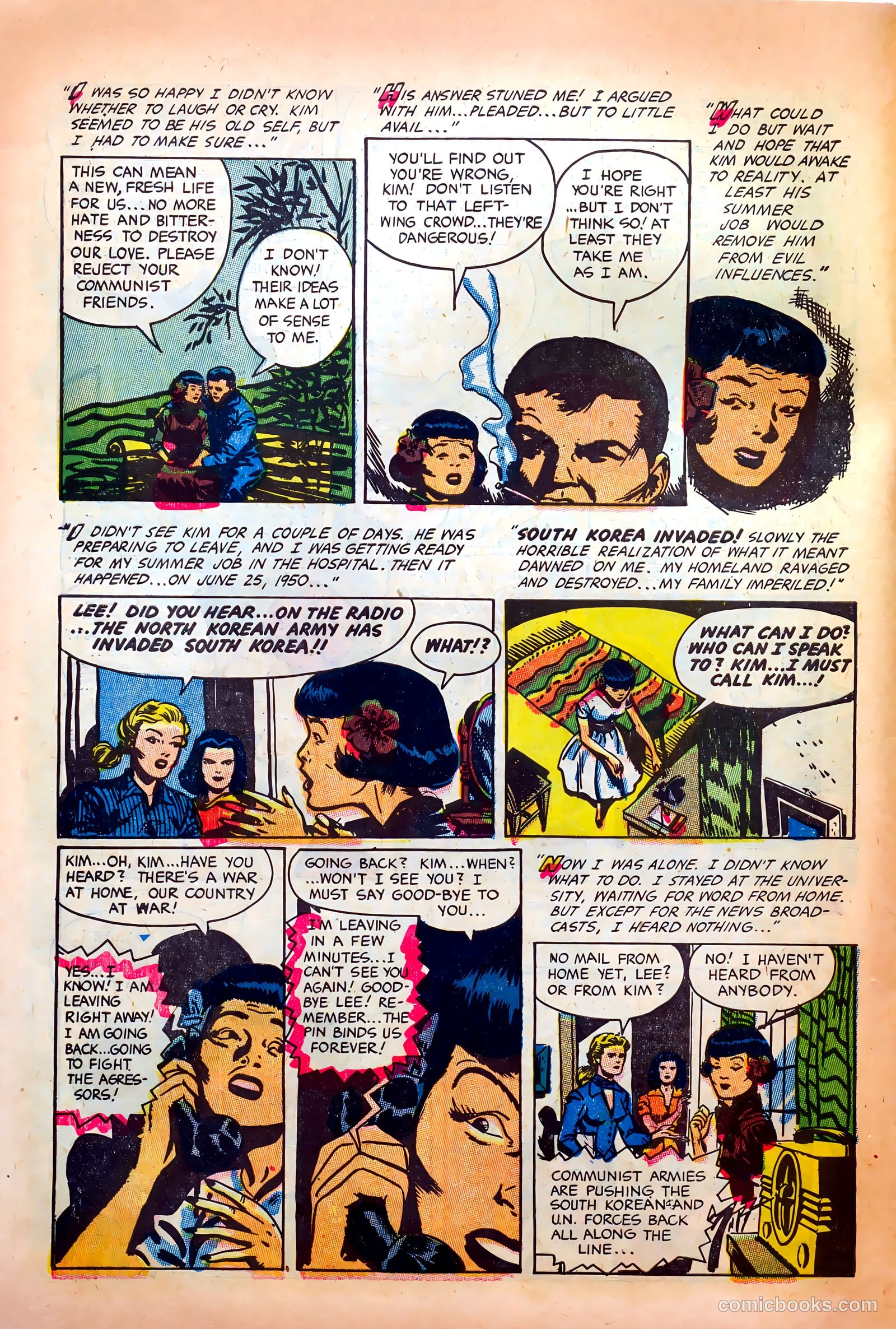 Wartime Romances #16 (1953) — page 30 of 36
